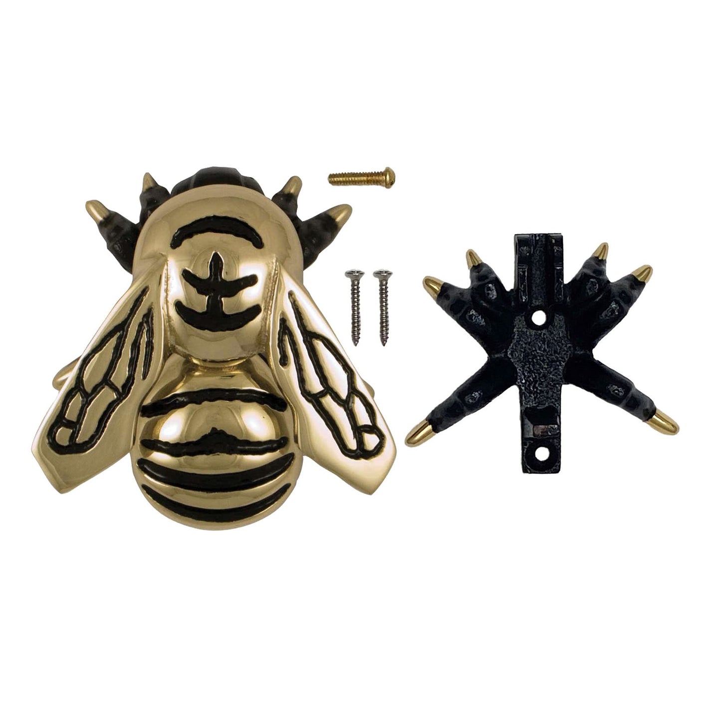 Bumblebee Door Knocker - Brass (Standard Size)
