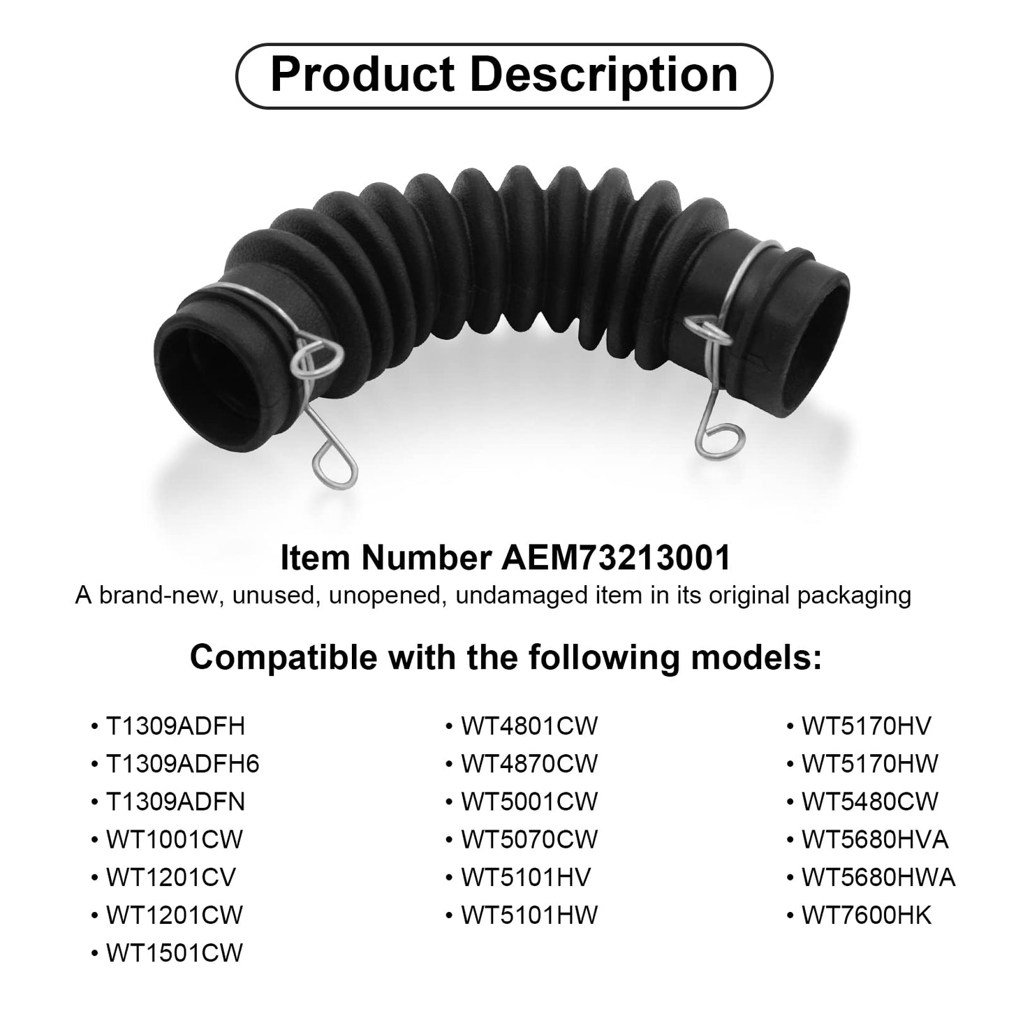 For LG Washer Washing Machine Drain Hose AEM73213001