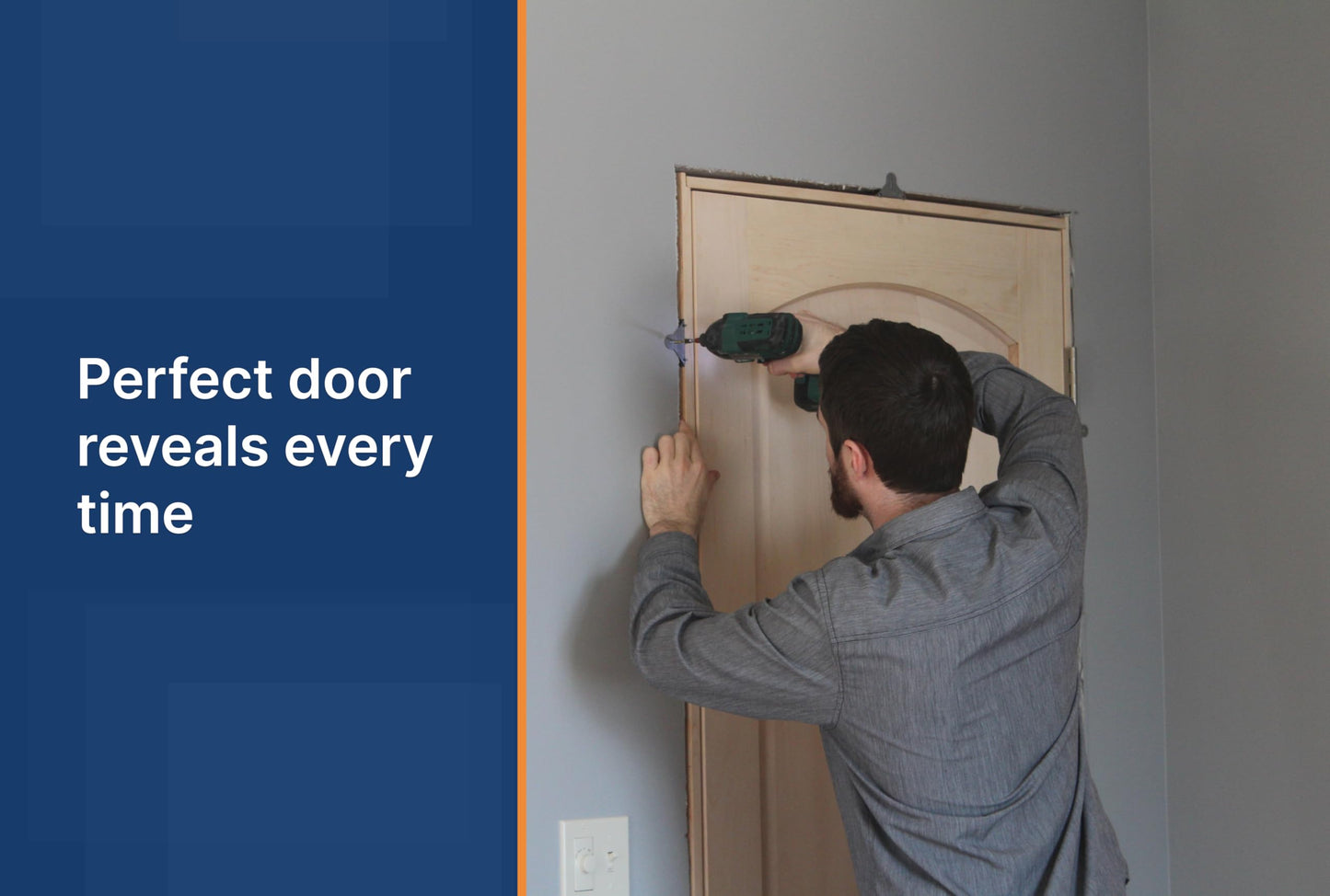 EZ-Hang Door Installation Kit - Quick and Easy Door Hanging: No Shims Required