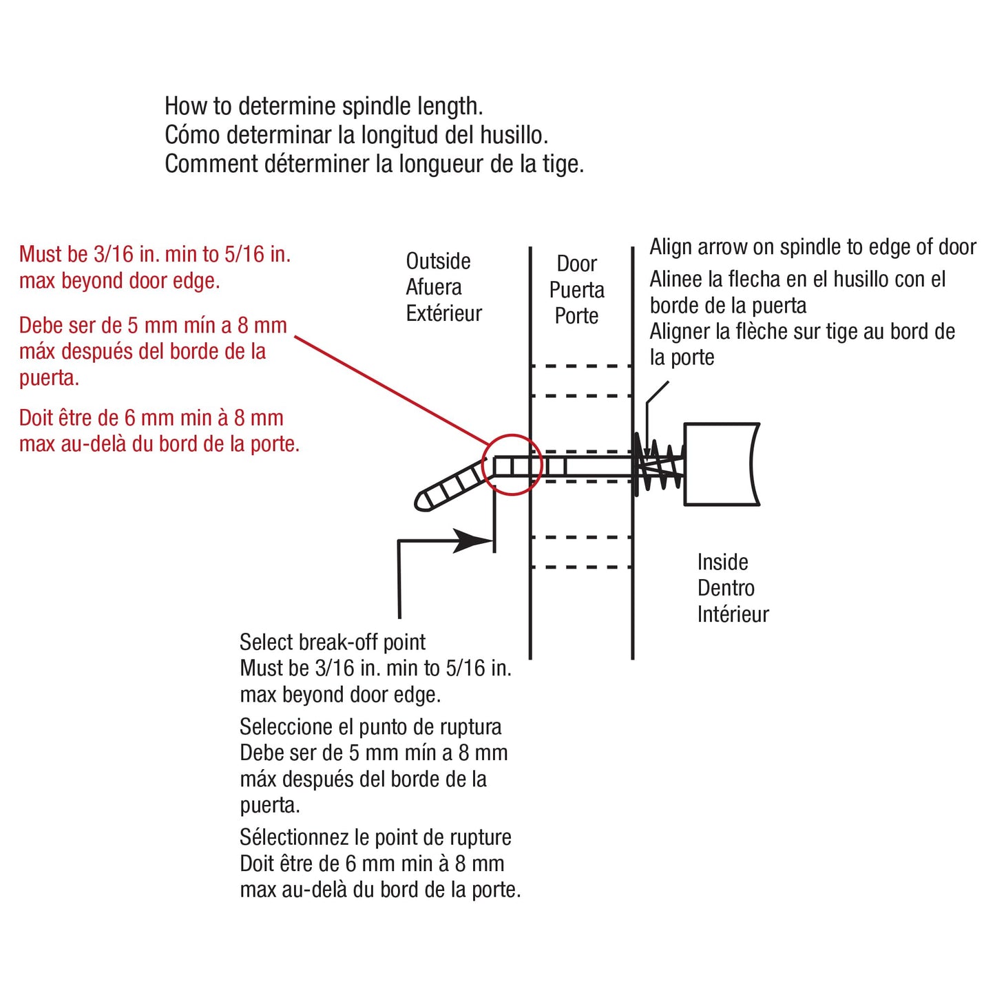 Prime-Line MP5007 Push Button Screen/Storm Door Latch Set, Black (1 Set)