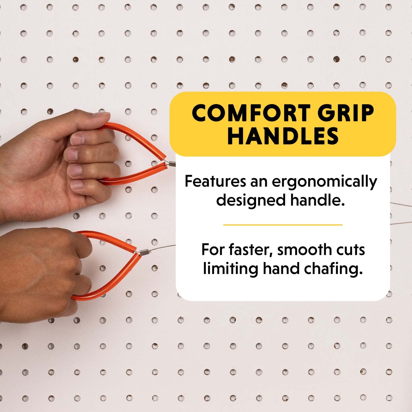 General Tools PVC Pipe Cable Saw #858-24-Inch - Serrated and Cuts PVC, PE, and ABS Pipes - Hand Tools, Orange, Silver