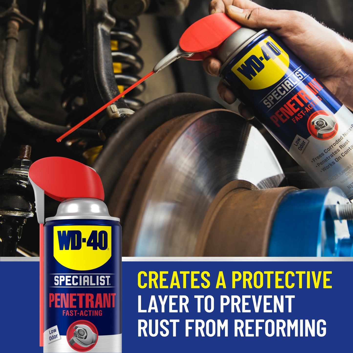 WD-40 Specialist Penetrant with SMART STRAW SPRAYS 2 WAYS, 11 OZ [6-Pack]
