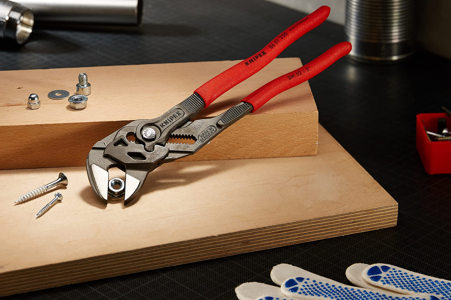 KNIPEX Tools - Pliers Wrench, Black Finish (8601250), 10-Inch