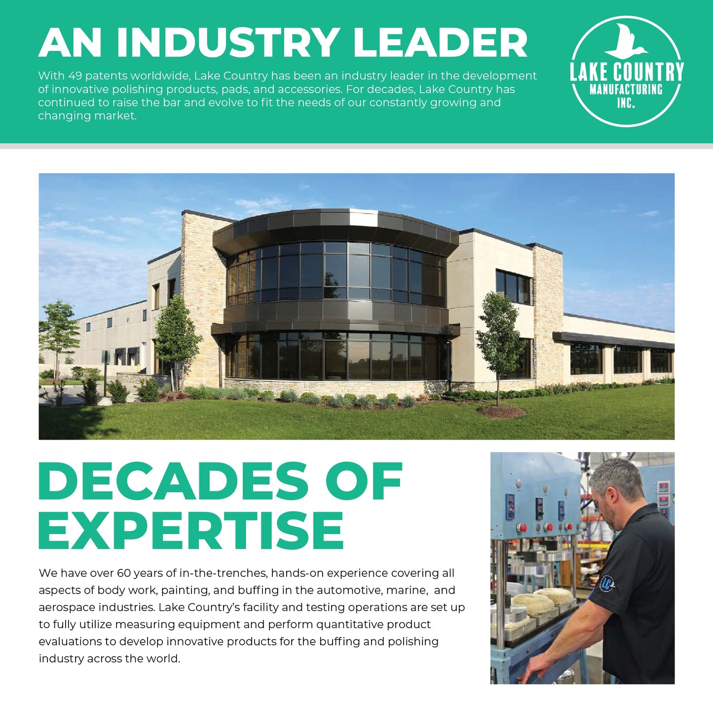 5.5" Lake Country HDO Foam Polishing Pads 3-Pack – Heavy Duty Orbital Pads with Tapered Edge for Car Polishing & Buffing