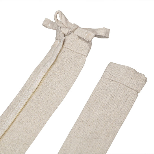 Aspen Creative 15003-11, 4' Wheat Burlap Texture Fabric Cord & Chain Cover, Easy to Install for Lighting Fixture, Cable Management, Lamp Wire Cover