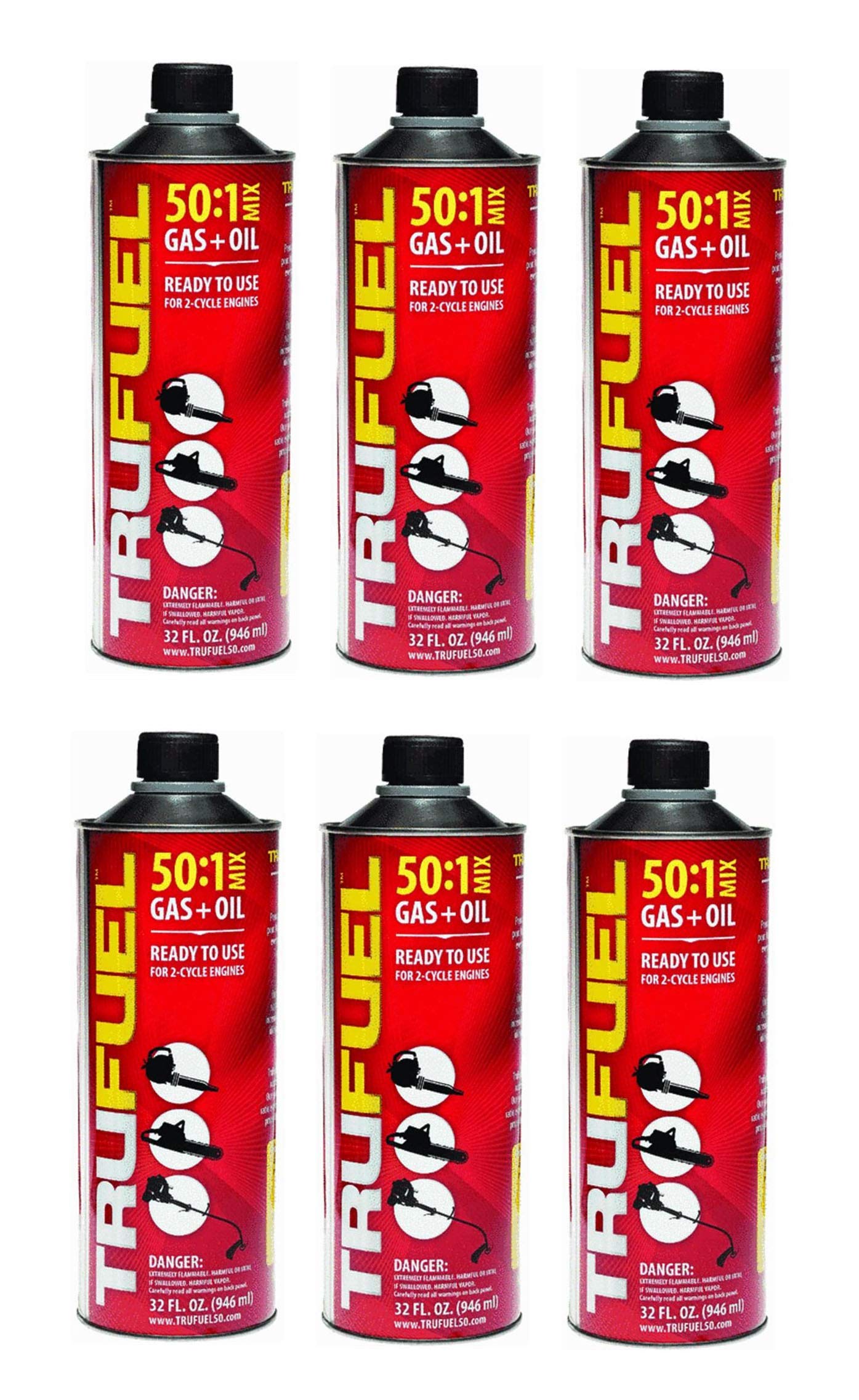 Arnold Corp 6525638 TruFuel 50:1, Pack of 6-32oz
