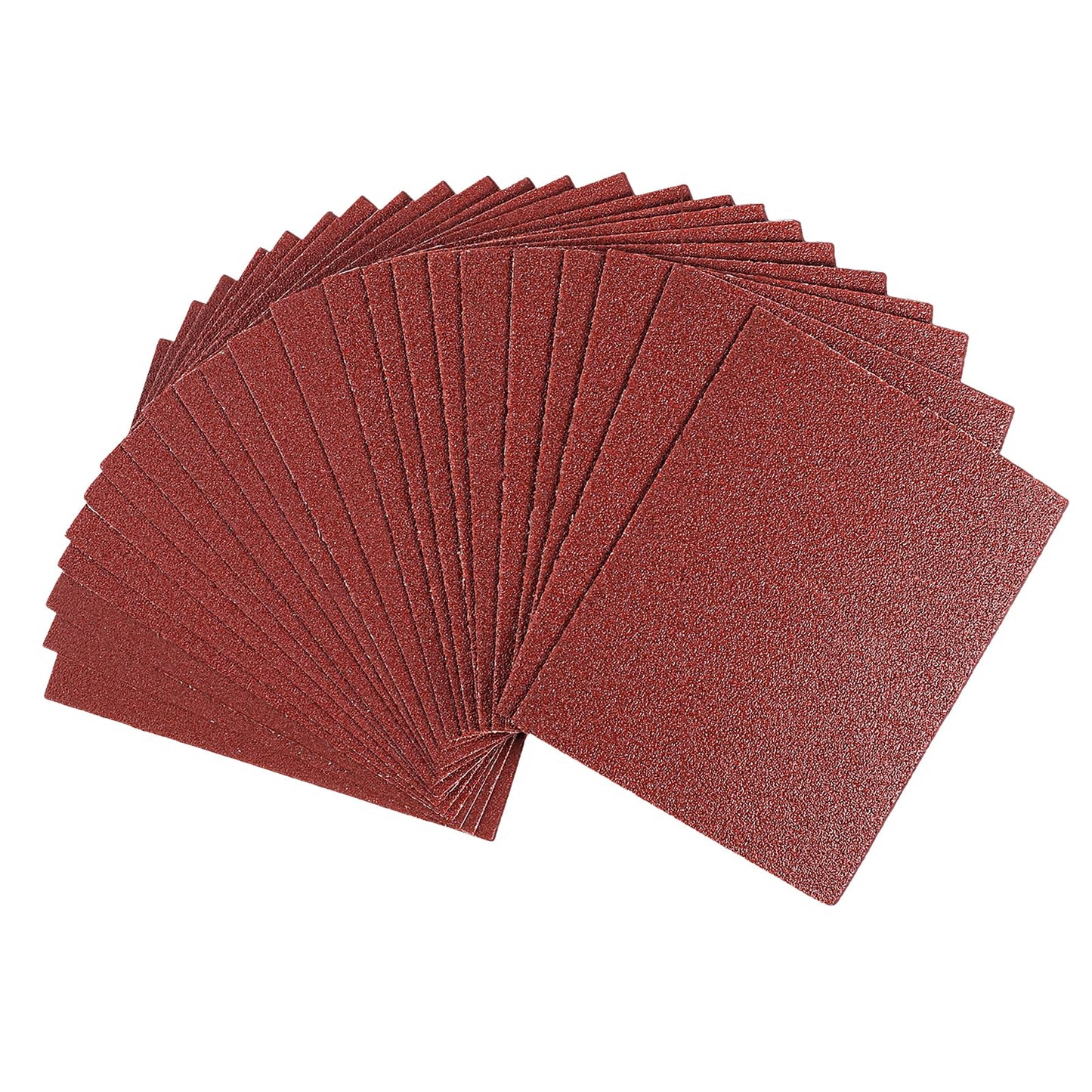 BAOSTC 1/4 Sandpaper Sheet,4-1/2"*5-1/2" Assorted 60-80-120-180-240,50PACK