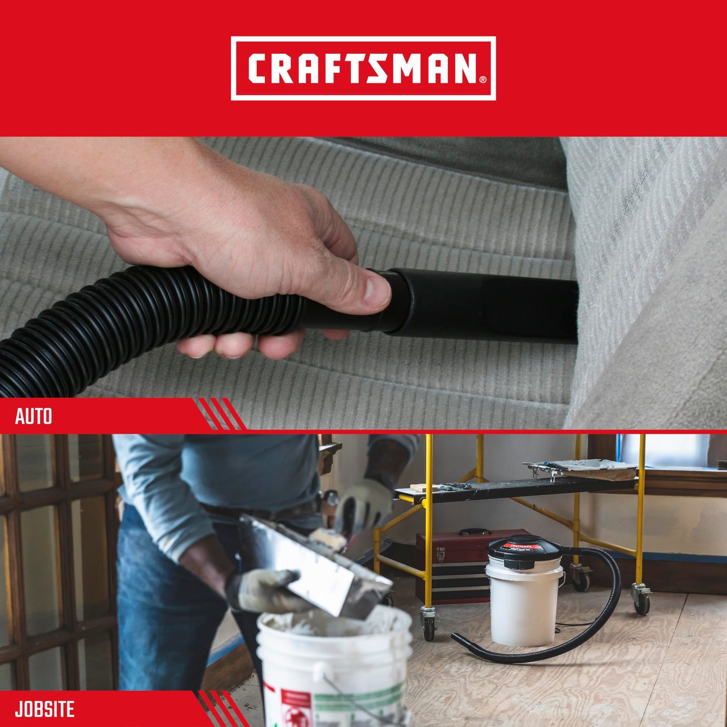 CRAFTSMAN CMXZVBE38611 1-1/4 in Crevice Tool Wet/Dry Vac Attachment, Industrial Shop Vacuum Accessory for Tight Spaces