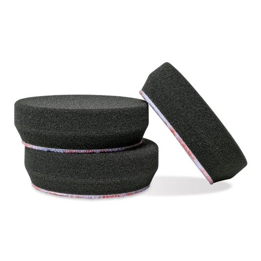 Griot’s Garage 3" Black Foam Finishing Pads, Car Polishing & Detailing Buffing Pads for Paint Correction & Sealant, Set of 3 (11274)