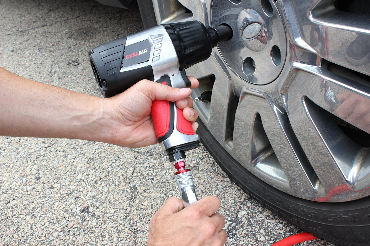 Milton "ColorFit by Milton Coupler & Plug Kit - (M-Style, Red) - 1/4"" NPT, (3-Piece)" (S-303MKIT)