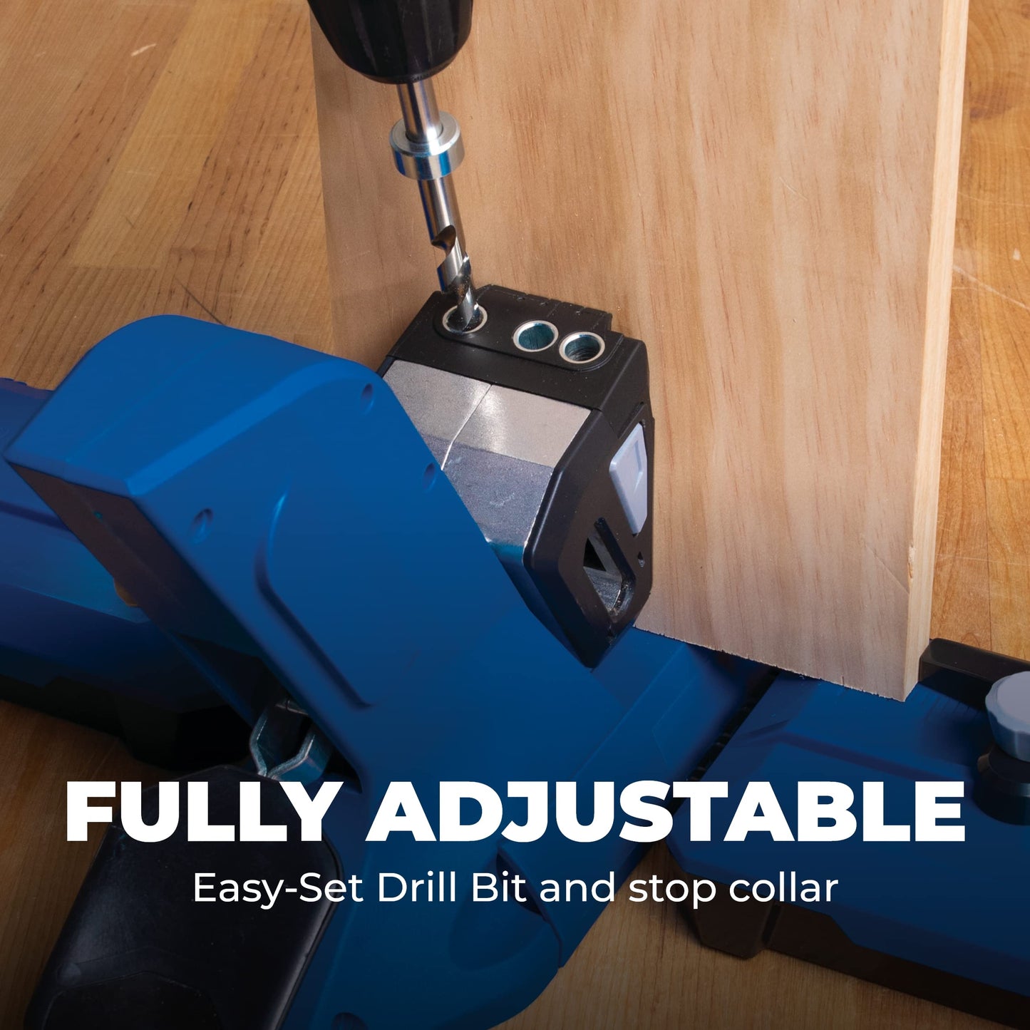 Kreg 720PRO Pocket-Hole Jig Kit with Easy Clamping & Adjustment, Includes Pocket-Hole Screws, for 1/2"–1-1/2" Materials