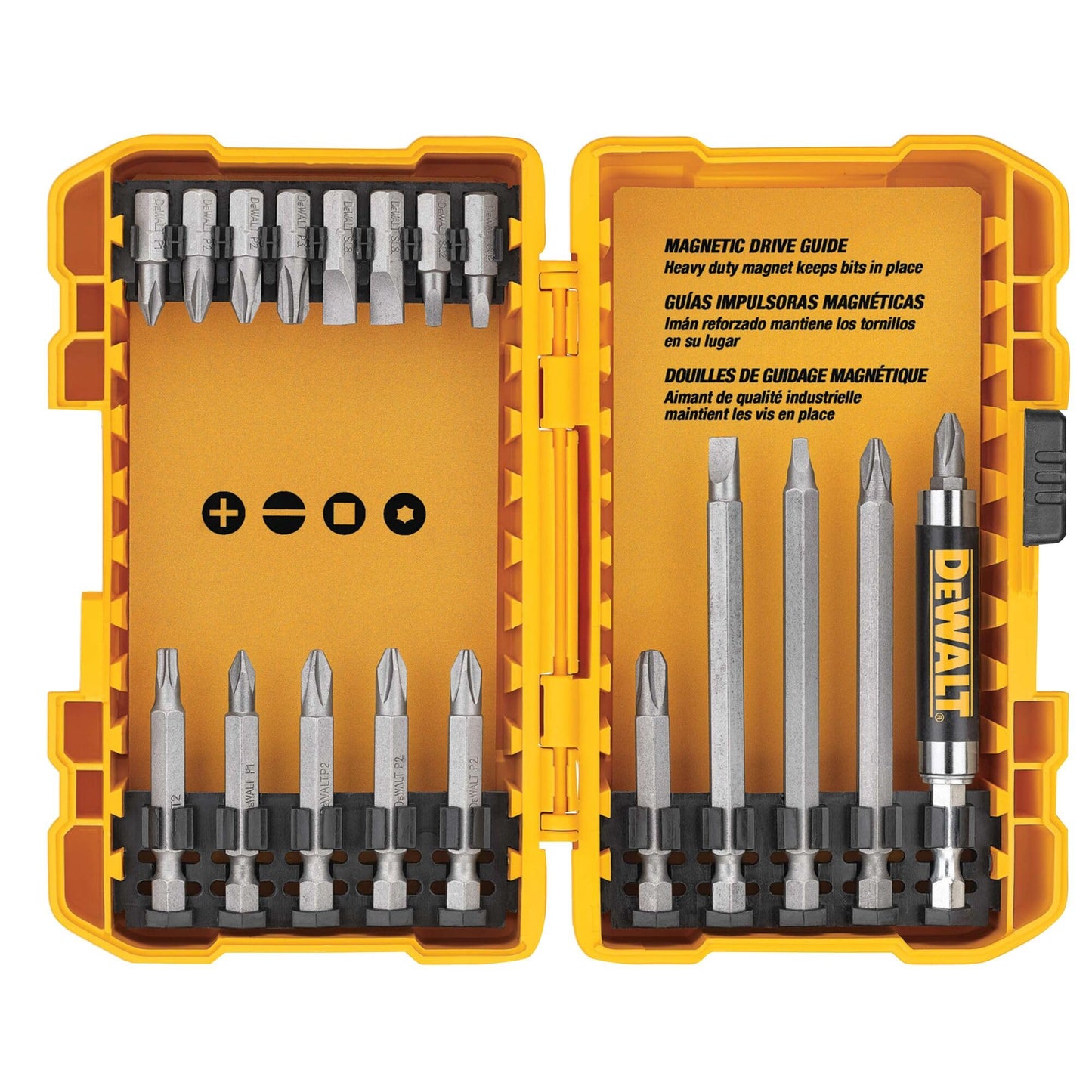 DEWALT Screwdriver Bit Set, Impact Driver and Drill Bit Set, 100-Piece (DWA2FTS100)