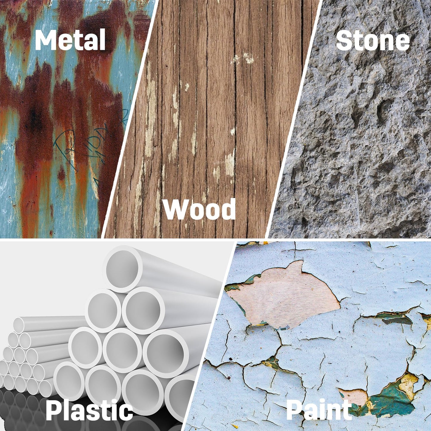 LAIWOO 5-Pack Strip Discs for Angle Grinder, 4" Paint & Rust Stripper Wheels, Abrasive Discs for Removing Paint, Rust, Welds & Oxidation (5/8" Arbor)