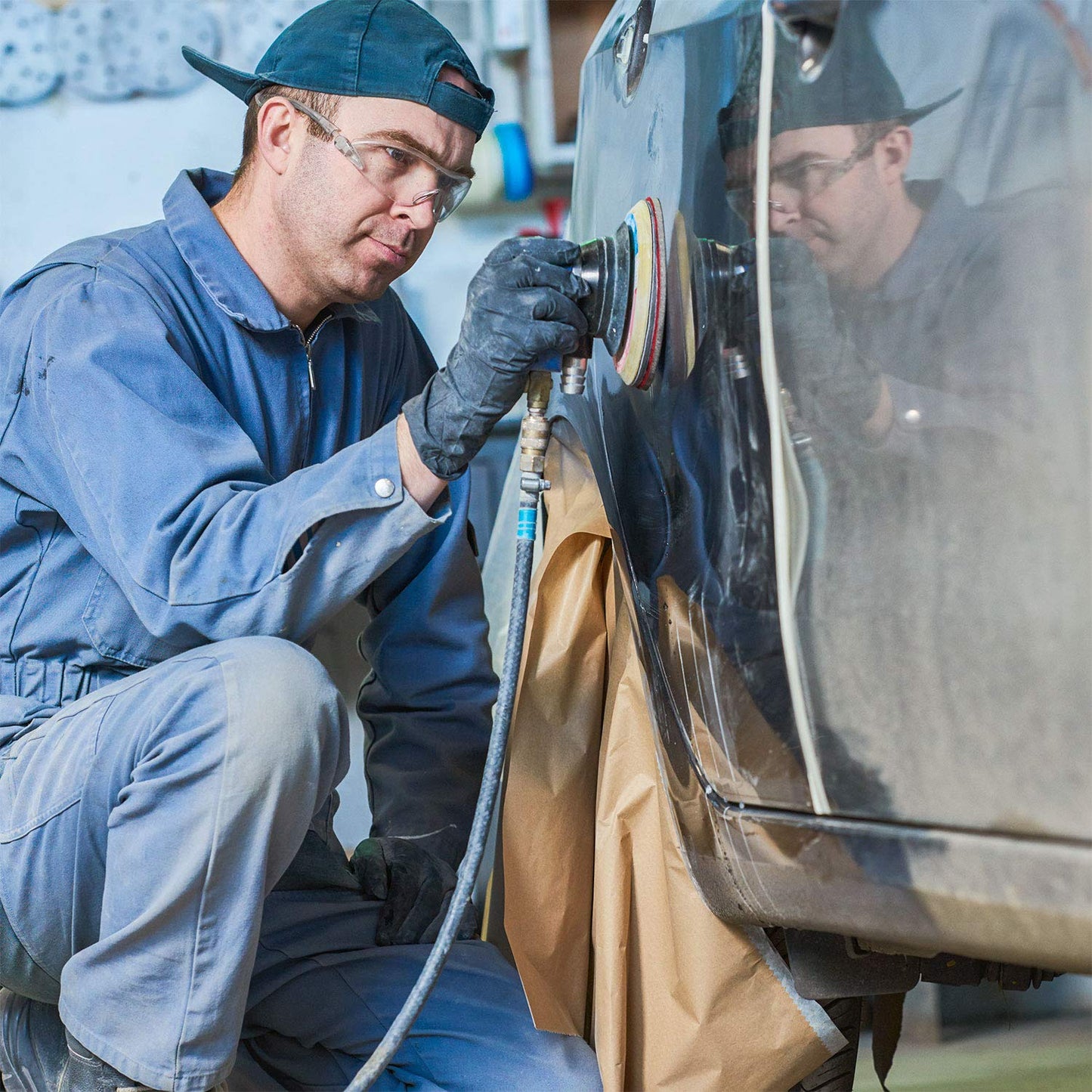 Dura-Gold Premium 6 Inch Hook and Loop Sanding Discs, 80 Grit, 50-Pack, Automotive Sandpaper Discs, Medium Cut Sand Paper