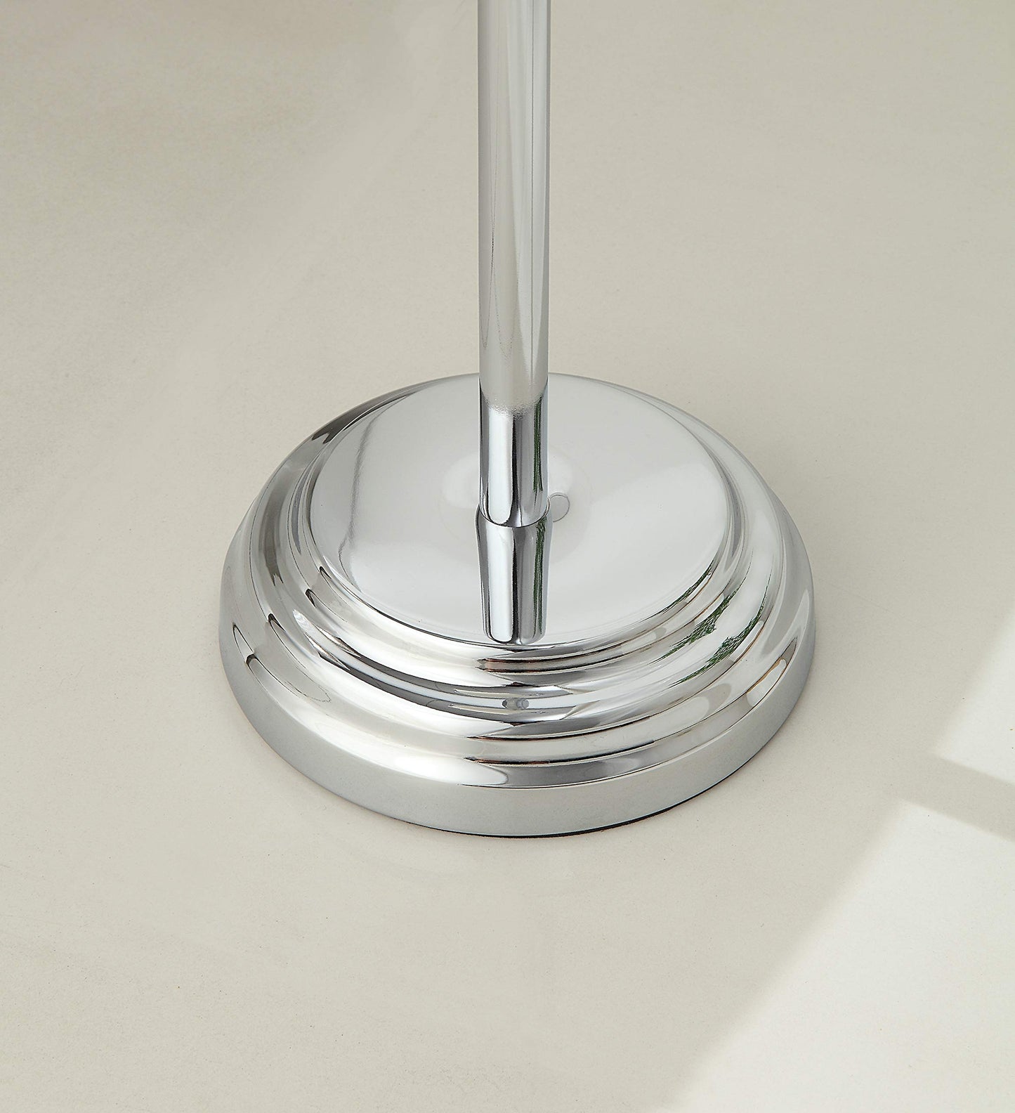 SunnyPoint Classic Bathroom Free Standing Toilet Tissue Paper Roll Holder Stand