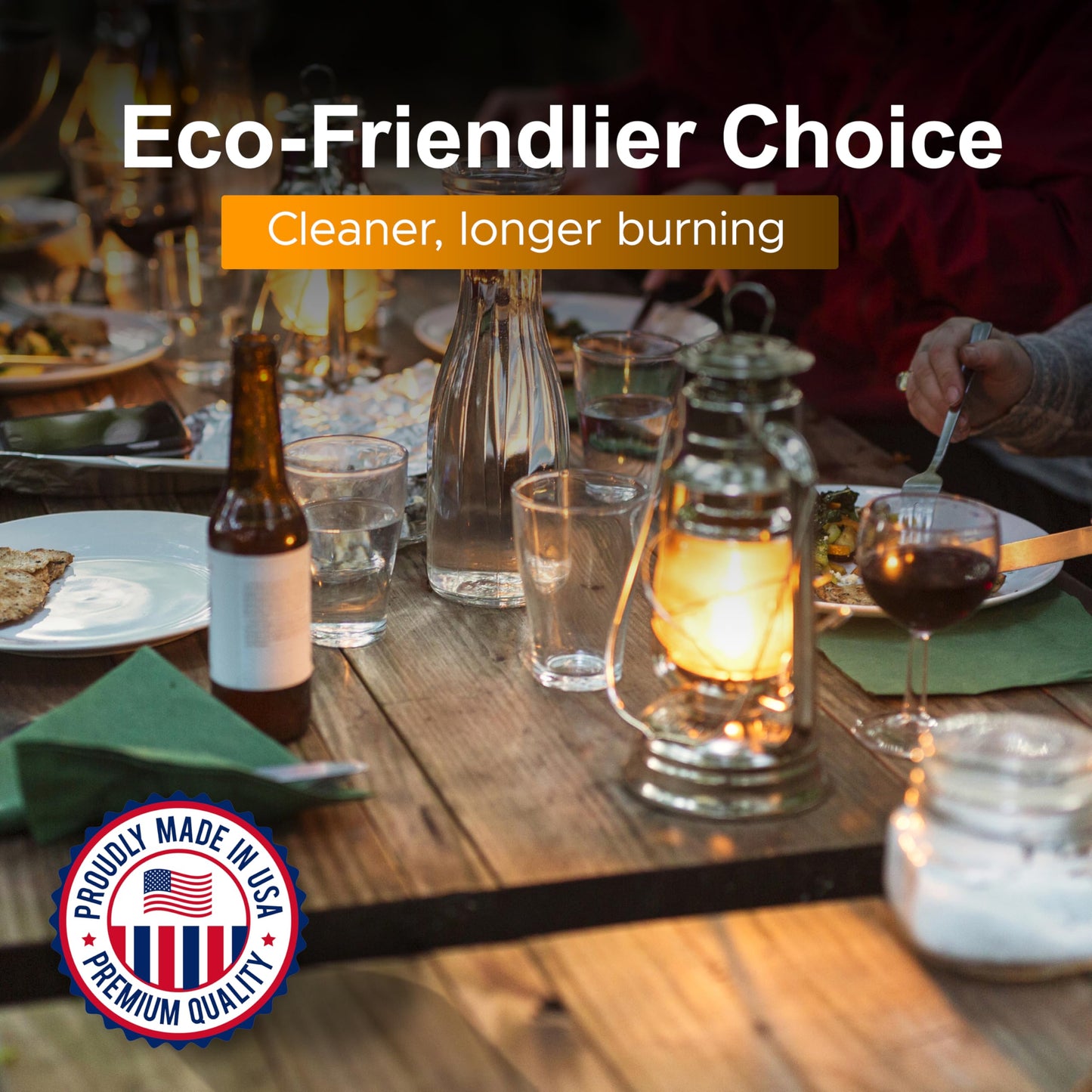 Firefly Fuel Tiki Torch Oil – Clean-Burning, Low Smoke, Citronella Formula, Long-Lasting Outdoor Lamp Fuel, 1 Gallon