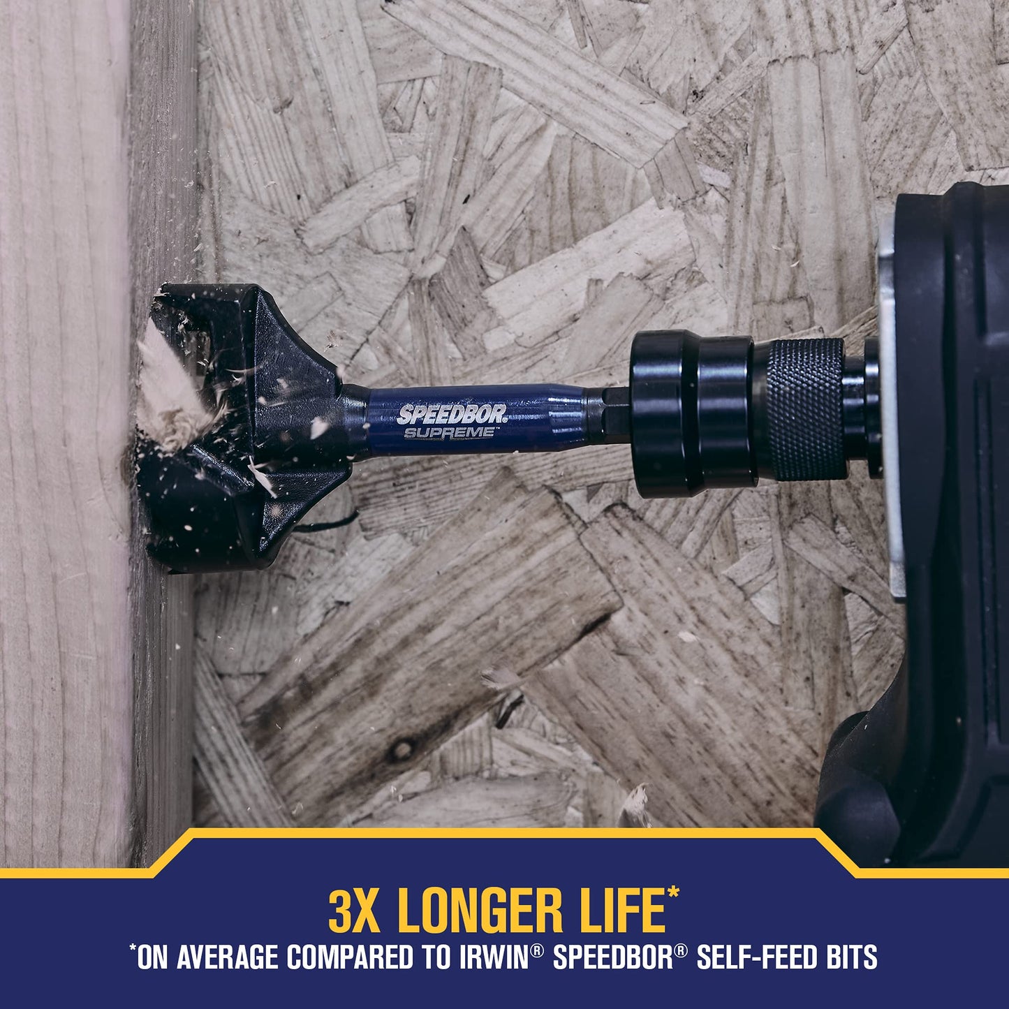 Irwin Tools IRWIN SPEEDBOR SUPREME Woodboring Self-Feed Drill Bit 2 in. X 6 in. (IWAX2007)