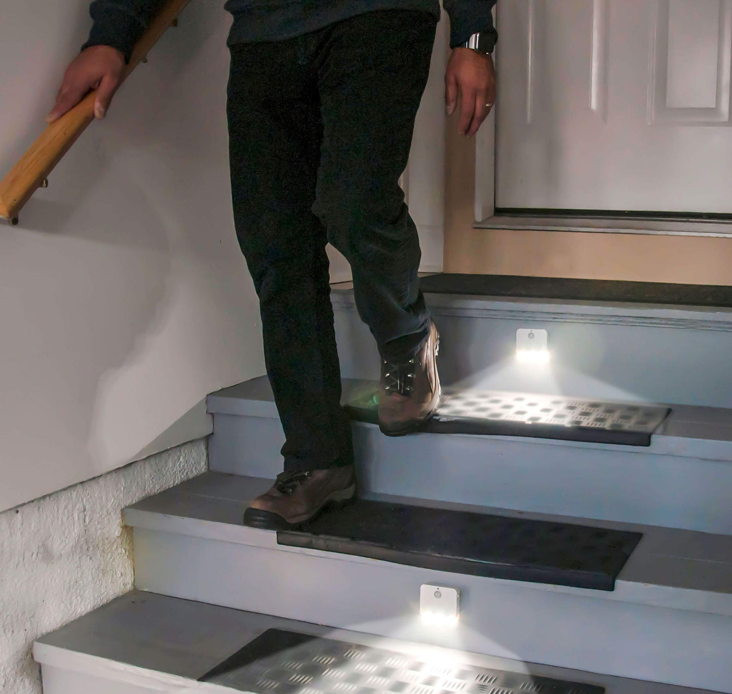 Sensor Brite Wireless Motion-Sensing Path/Step LED Light, Stick Anywhere, Battery-Operated Night Light (2 Pack)