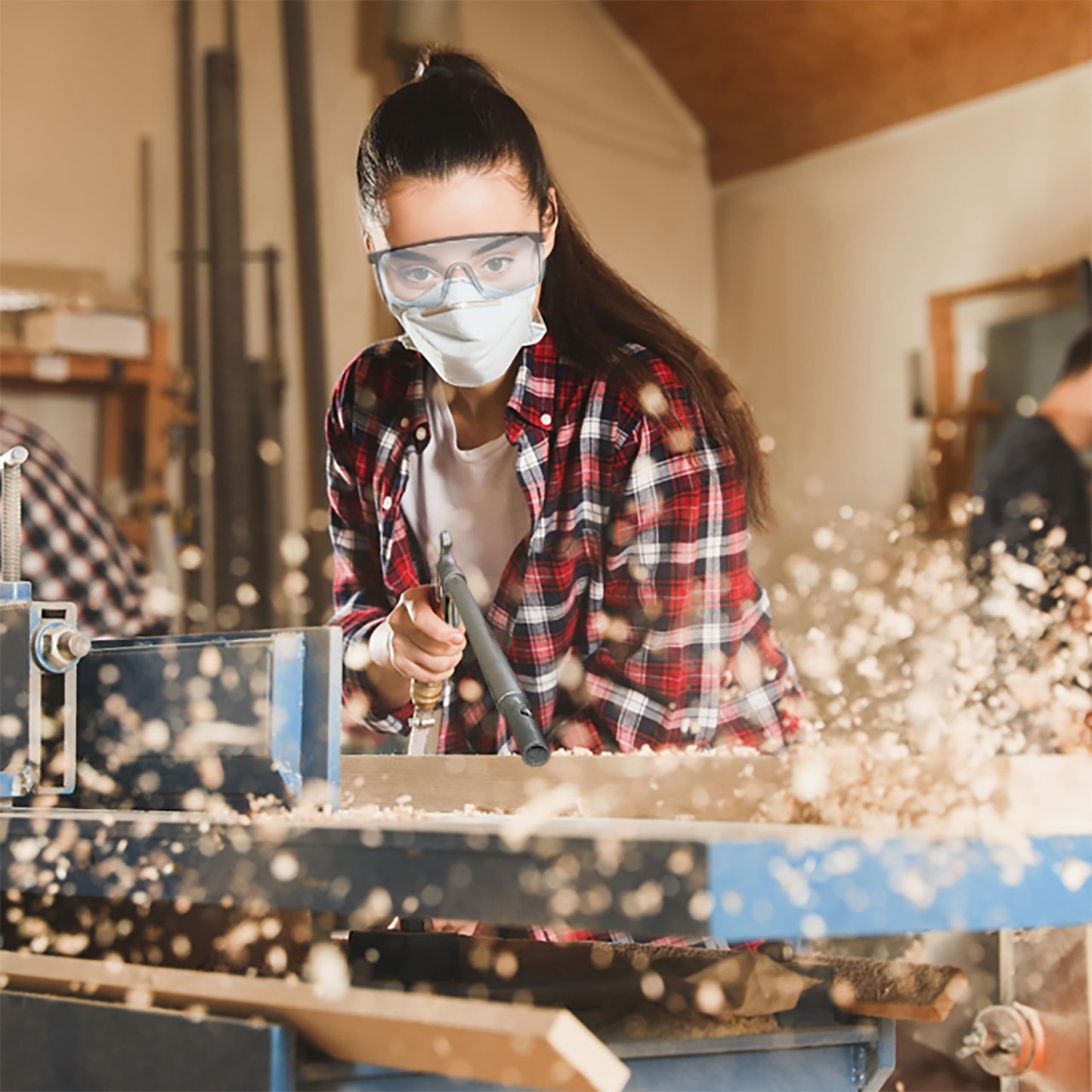 Guardair Long John Safety Air Gun with 12-Inch Aluminum Extension, High Performance OSHA Compliant Alloy Nozzle, Gray/Silver (75LJ012AA)