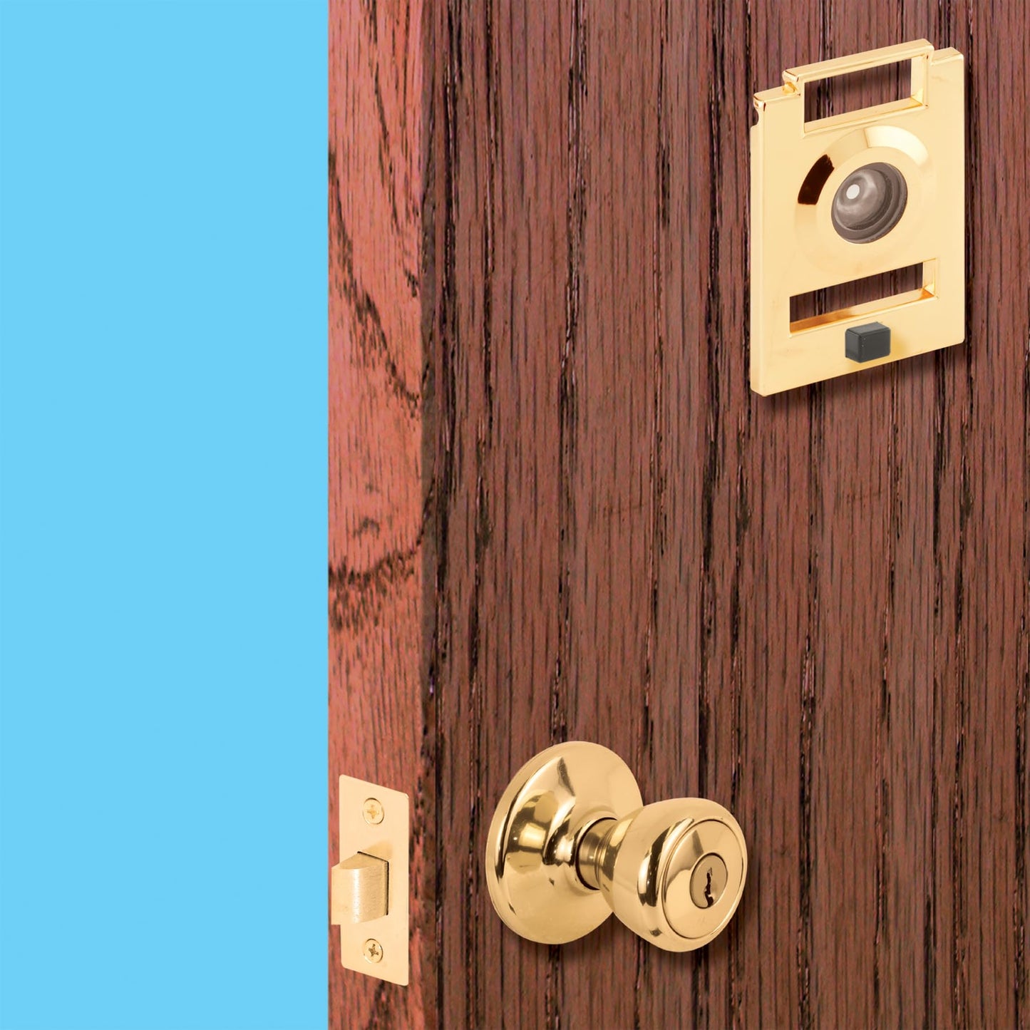 Prime-Line U 10814 200 Degree Door Viewer and Chime (Single Pack)