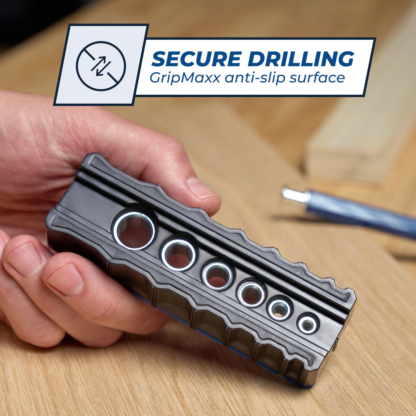 Kreg Portable Drilling Guide - 6 Hardened Drill Guides for Carpentry - Craftsman Tool Accessory