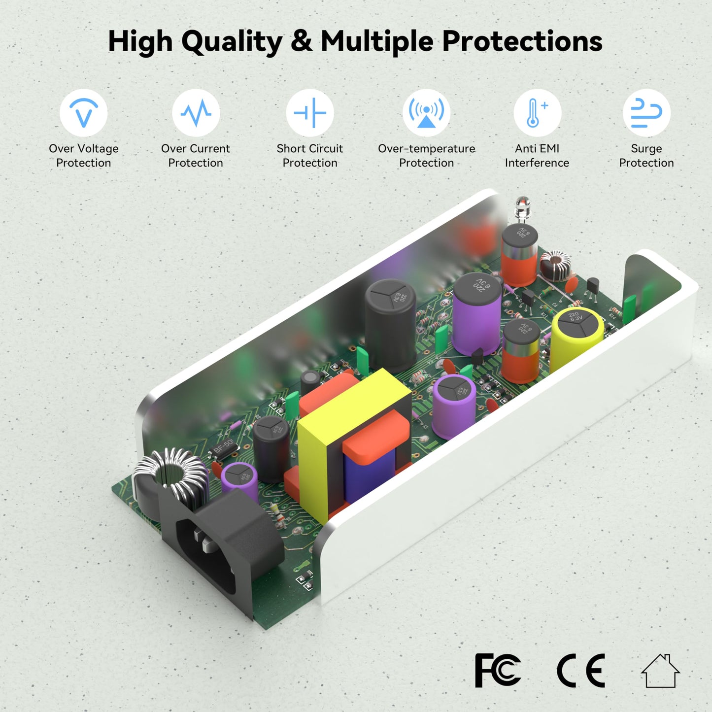 PAUTIX 24V DC Power Supply Adapter 24Volt 5A 120W AC to DC Converter Transformer 100-240V AC Input with 5.5 x 2.1mm US Plug for LED Strip, CCTV Camera