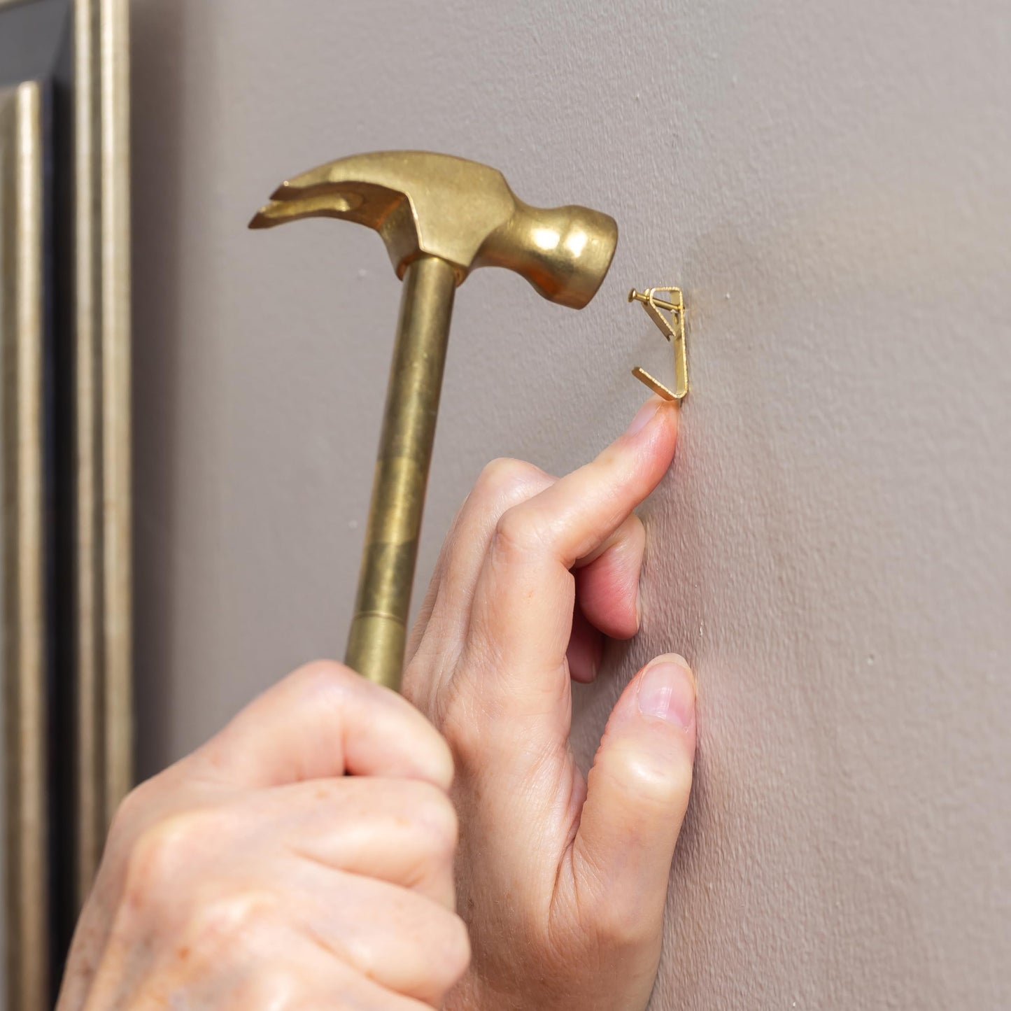 GreatNeck 19006 5-in-1 Hammer Multitool, Built-In Screwdriver, Chrome Plated Rust-Resistant, Compact Household Tool, Gift for Men & Women