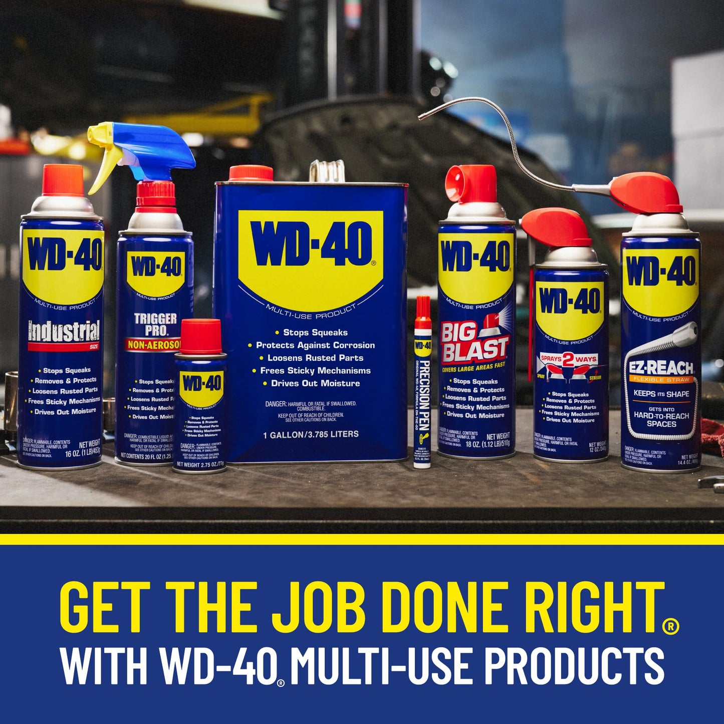WD-40 Original Formula, Multi-Use Product with Big-Blast Spray, 18 OZ
