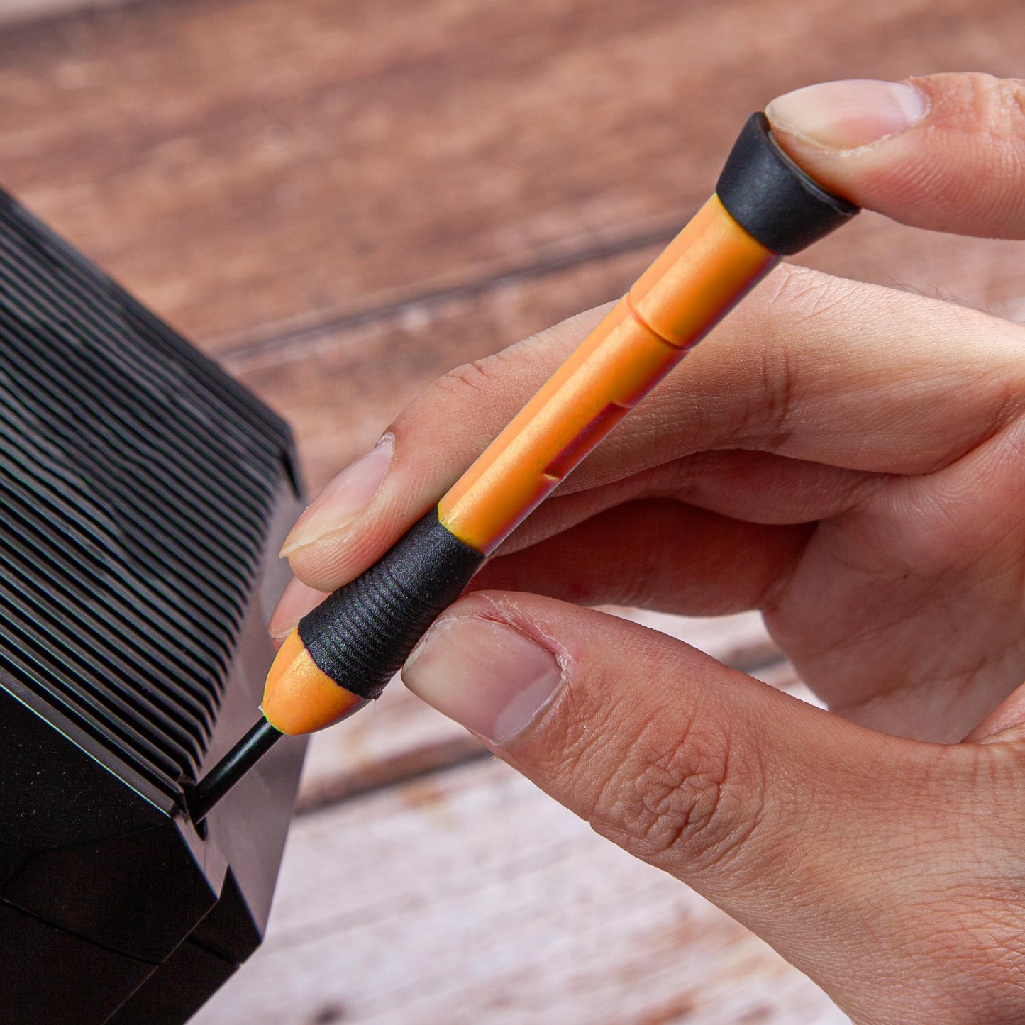 CARTMAN 39 Piece Tool Set General Household Hand Kit with Plastic Toolbox Storage Case Orange