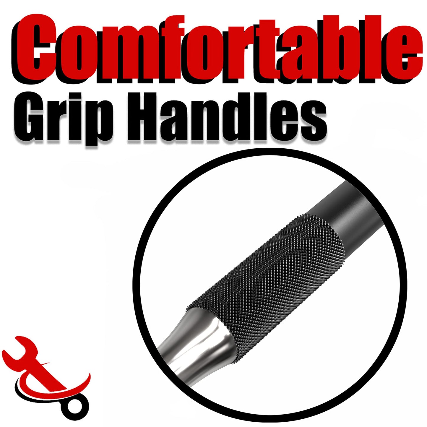 TuffMan Tools, Roll Pin Punch Set 9pc - Great Nail Punch for Gun Tool Kit Building, Watch Repair Kit and Removing Firing Pin with Tool Pouch