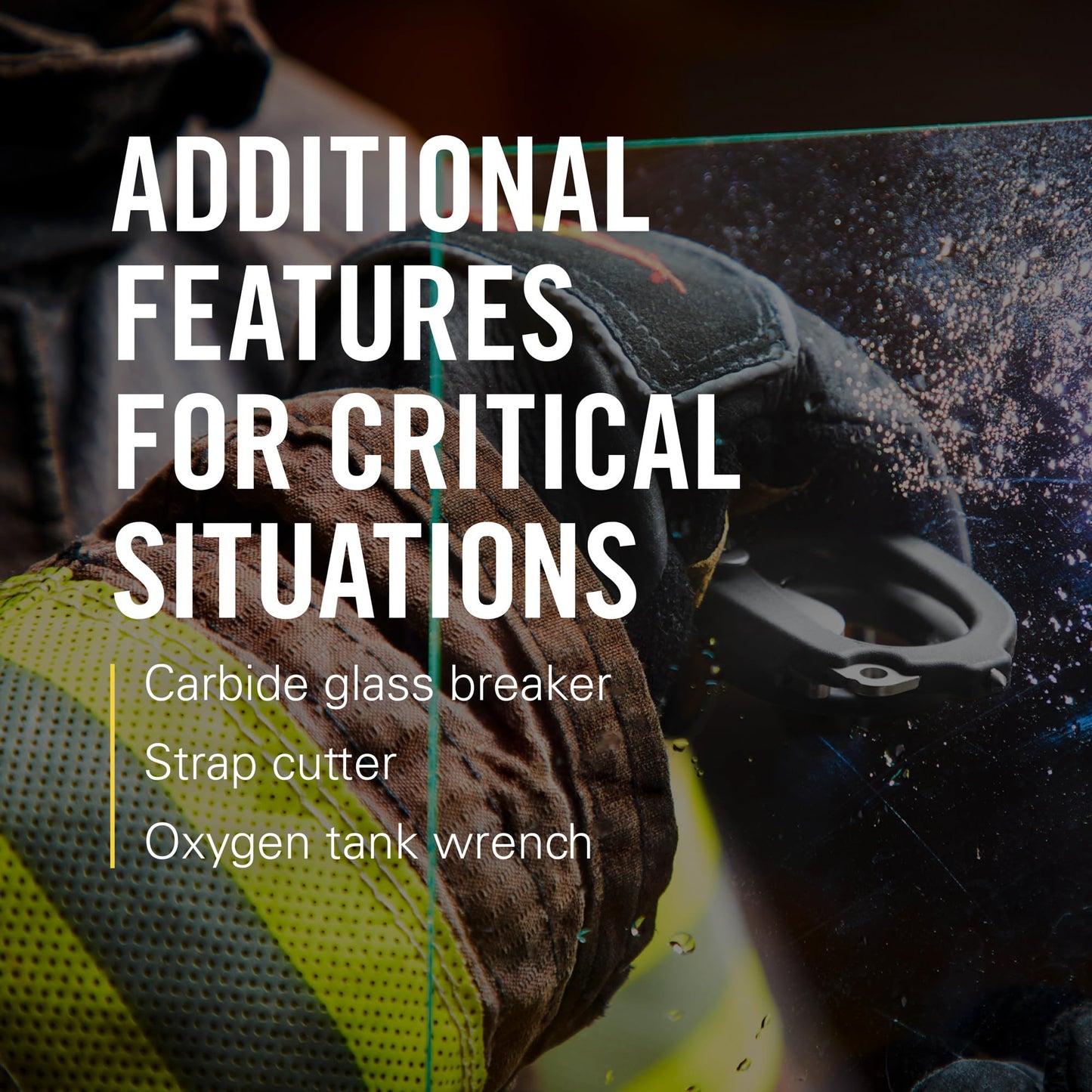 LEATHERMAN, Raptor Rescue, 6-in-1 Heavy-Duty Emergency/Trauma Shears, Made in the USA, Utility Holster Included