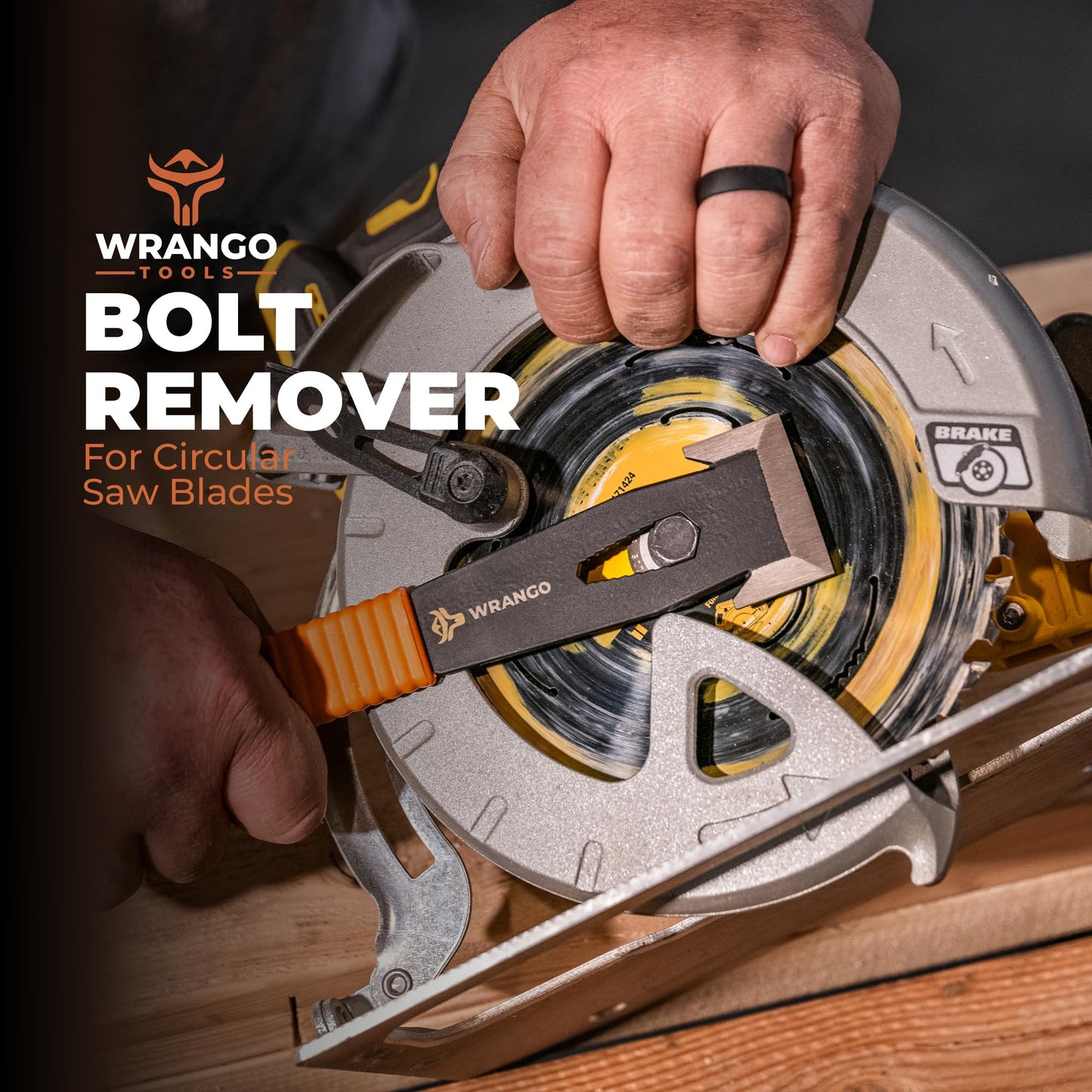 Wrango 9.5" Trim Bar Pry Bar 2-Pack – Small Patented Flat Bar with Nail Puller, Bolt Remover & Shock-Absorbing Grip for Home & Construction