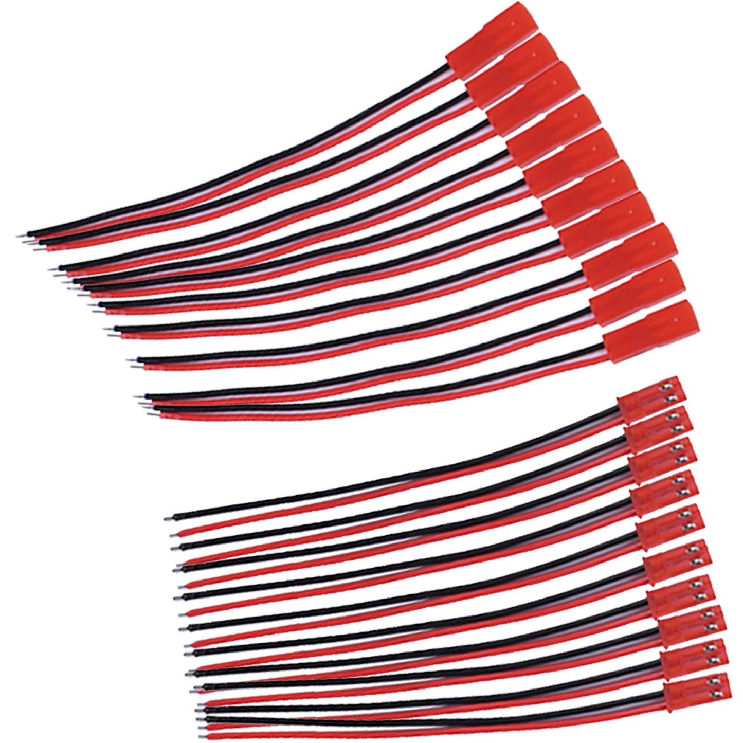 EBOOT 20 AWG Plug Connector 2 Pin Male Female Plug Connector Cable Wire for LED Lamp Strip RC Toys Battery, 10 Pairs