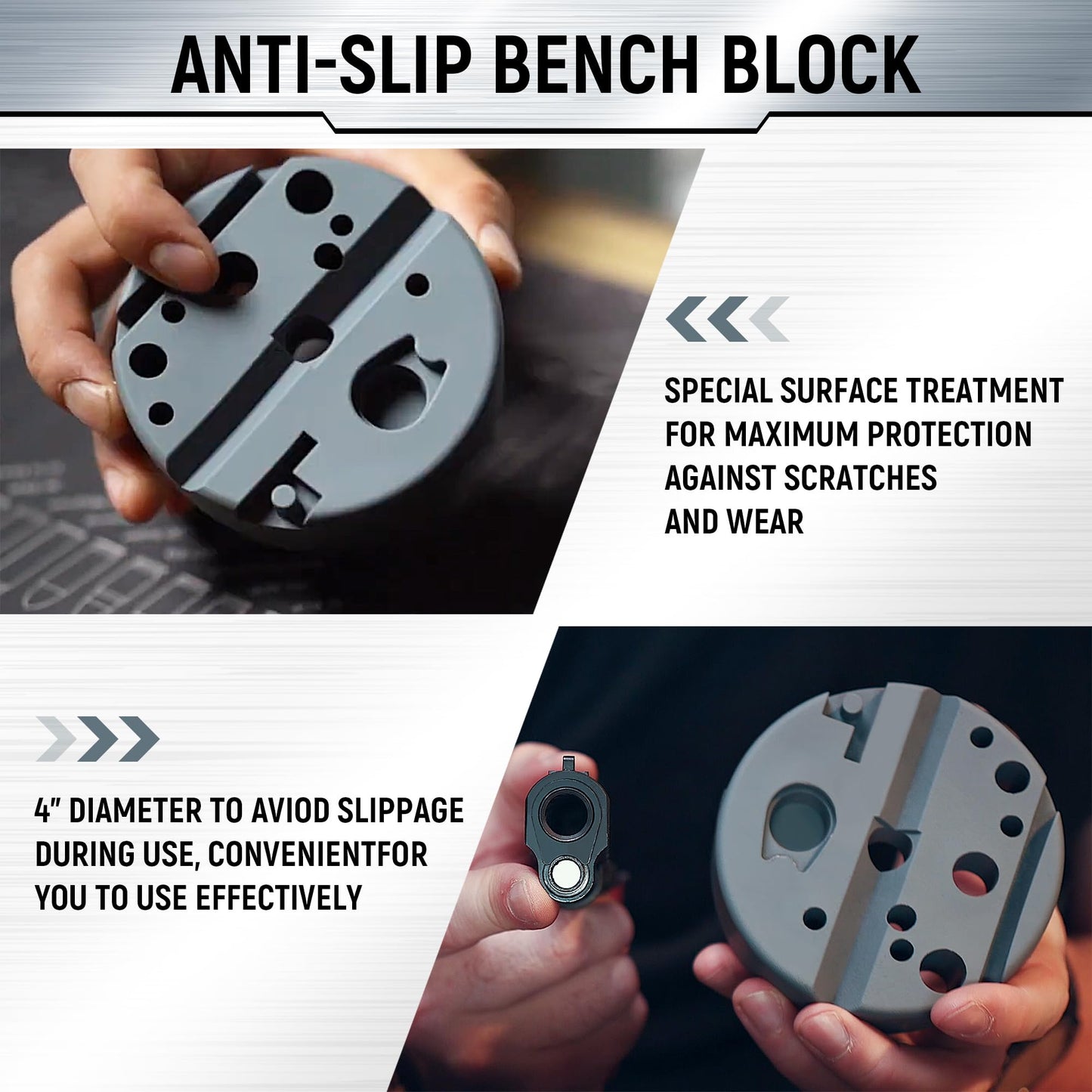 W WIREGEAR Steel Pin Punch Set with Replaceable Face Hammer & Bench Block – Solid Mechanical Repair Tool for Roll Pins