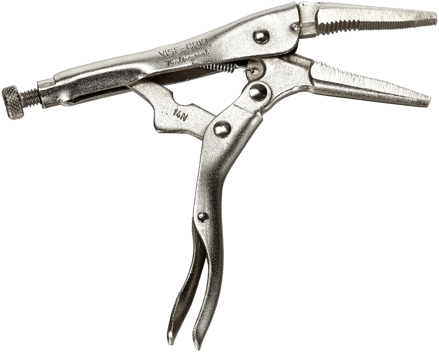 IRWIN VISE-GRIP Original Locking Pliers, Long Nose, 4-Inch (1602L3), 100mm