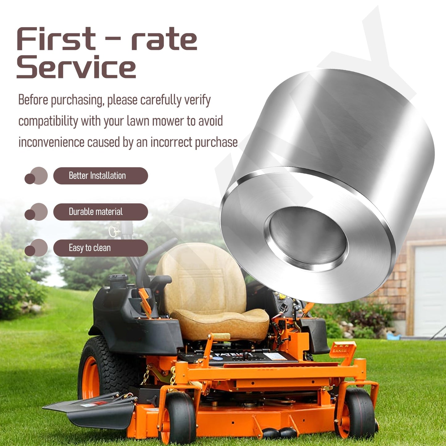 HTJYMY 3-Pack 43590 Bottom Spindle Spacer for 42"-61" SC-AG Lawn Mowers, Fits SCR42-25CH, SCR48-25CH, SCR52-25CH, Replaces 1003-21