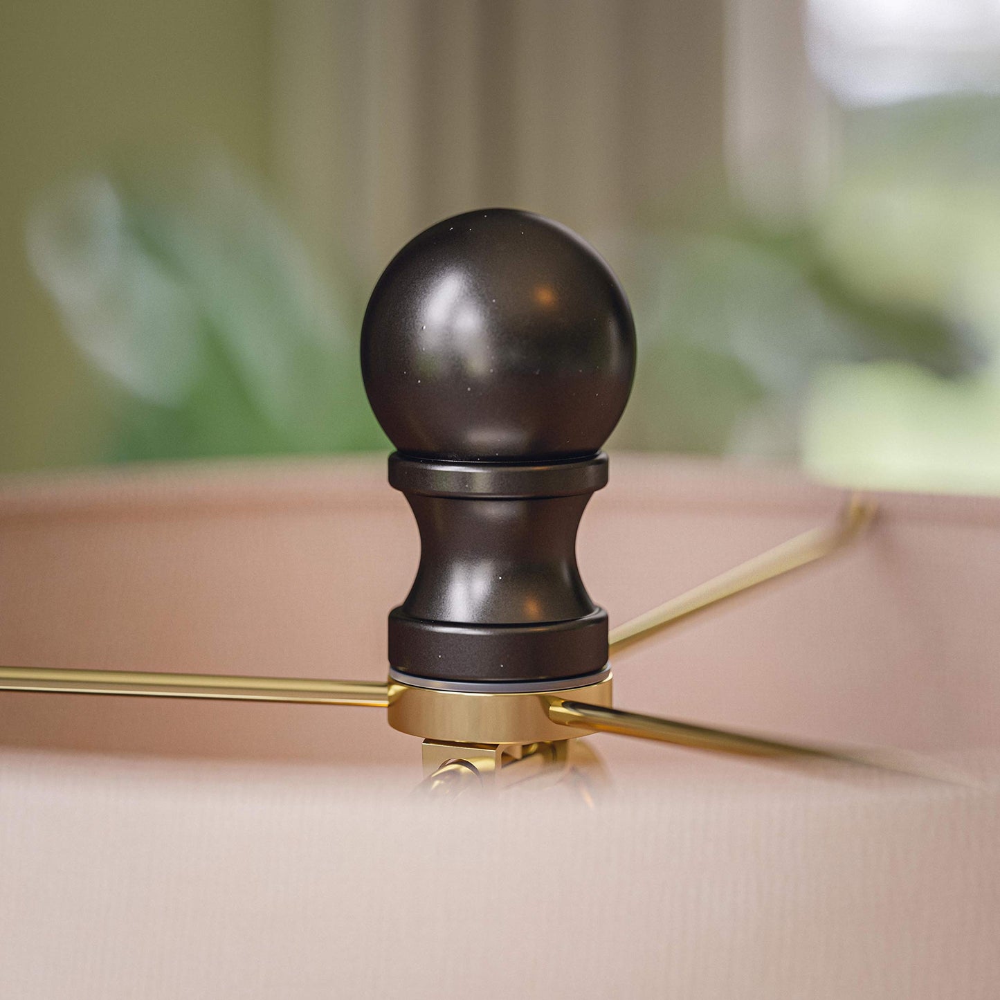 Kenroy Home KH87050 Charlotte 3-Pack - 2 Table Lamps, 1 Floor Lamp with Oil Rubbed Bronze Finish, Classic Style, 30.5" Height, 13" Width, 13" Depth