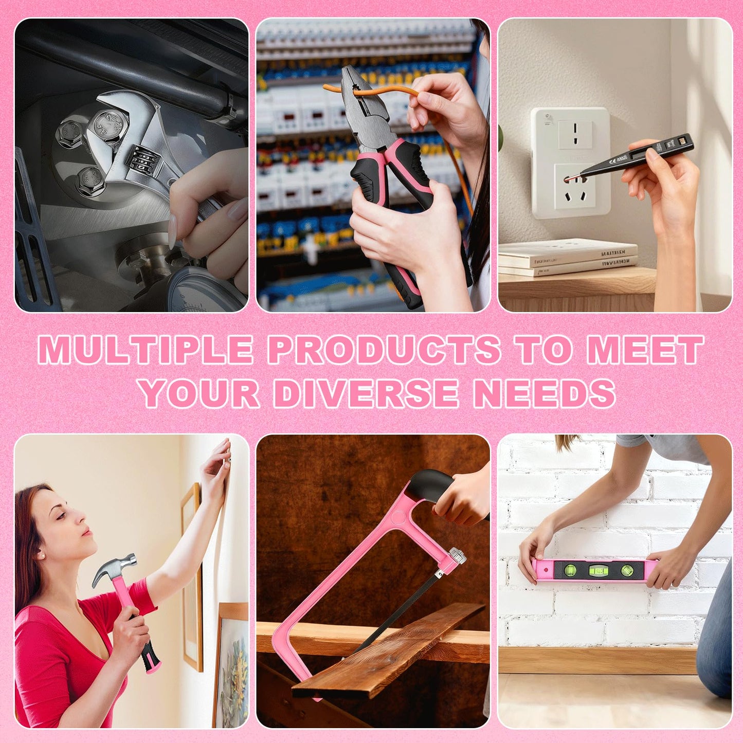 412-Piece Home & Auto Tool Kit with Organizer Drawers, Toolbox Storage Case for DIY, Handyman, Men & Women