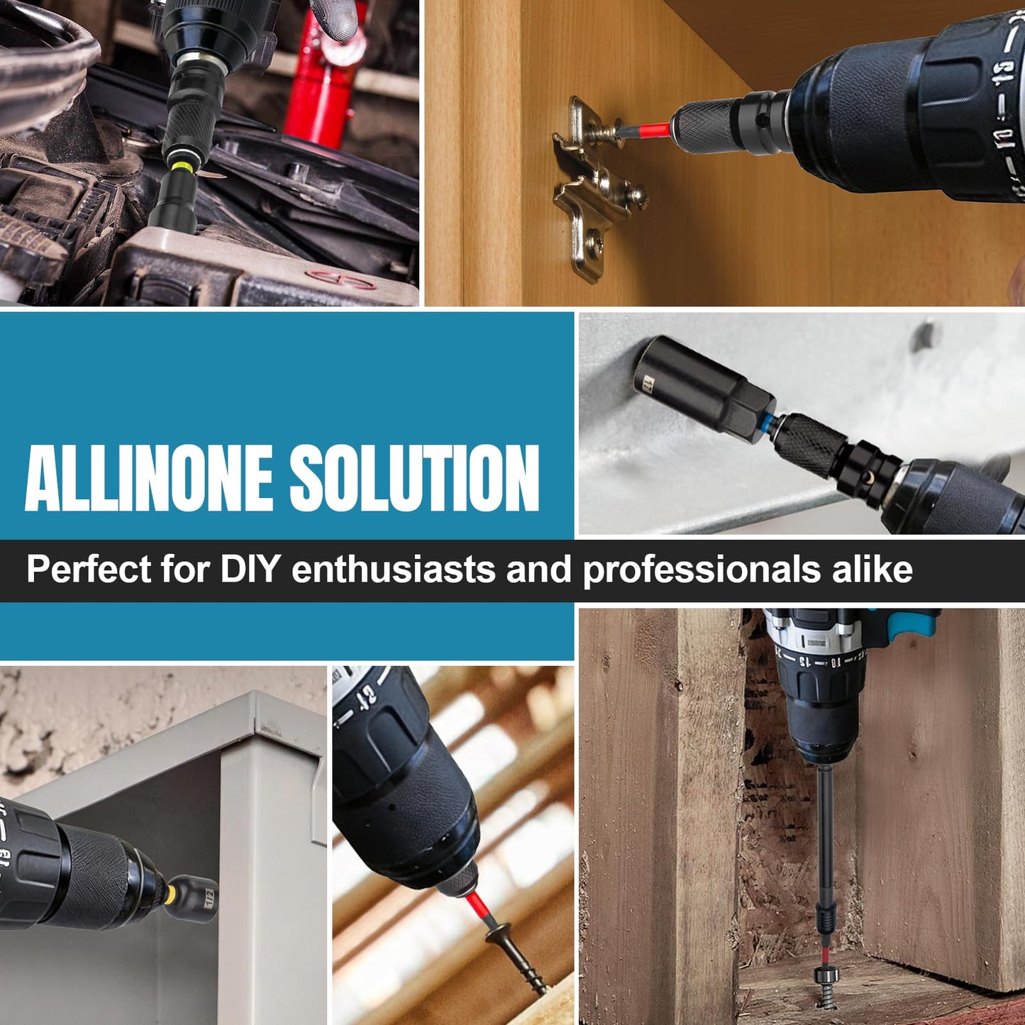 80-Piece Magnetic Impact Nut Driver Set with Metric & SAE Sockets, Quick-Release Extension, Power Bits, Bit Holder & Storage Box