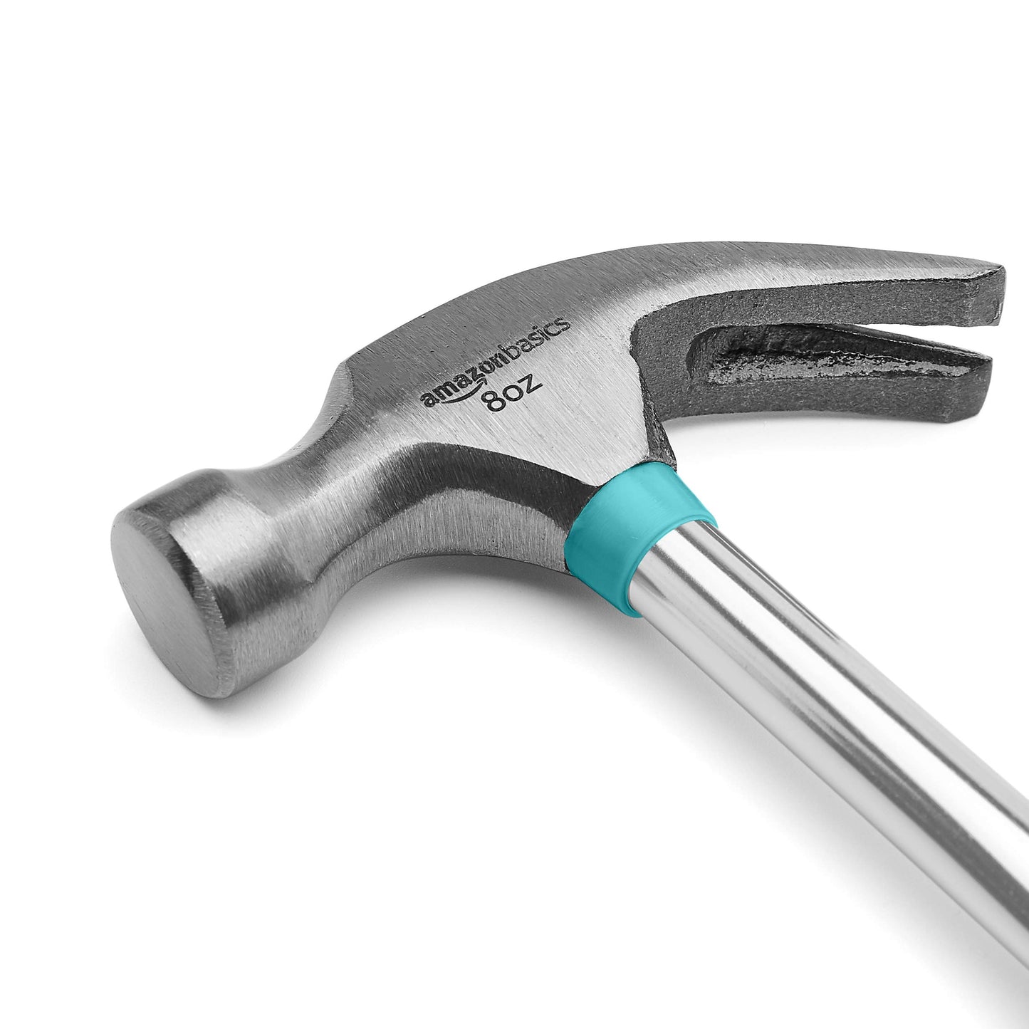Amazon Basics 8 oz Hammer, Turquoise