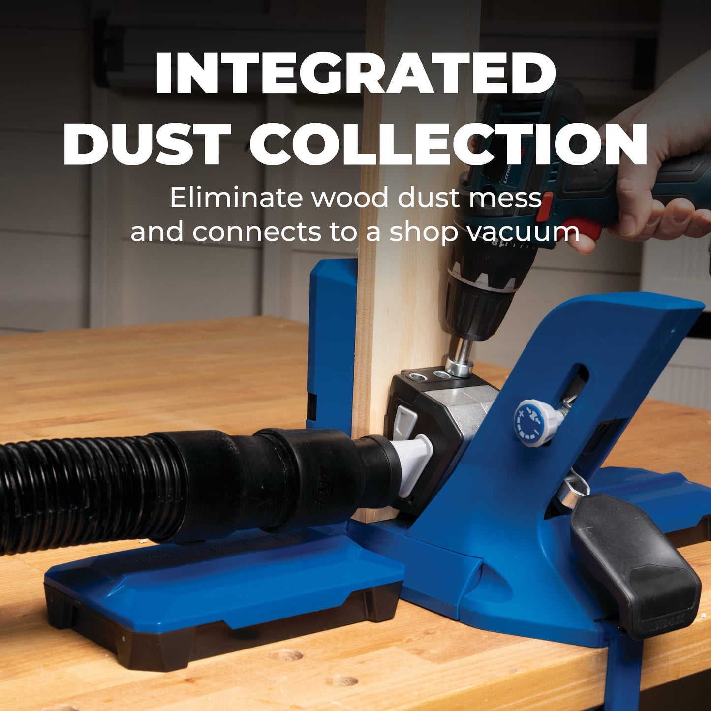 Kreg 720PRO Pocket-Hole Jig Kit with Easy Clamping & Adjustment, Includes Pocket-Hole Screws, for 1/2"–1-1/2" Materials