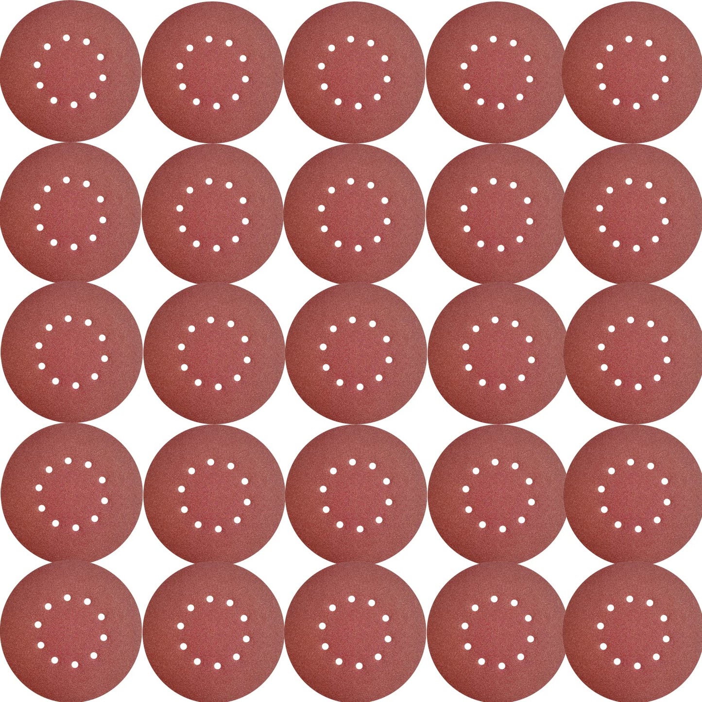 SACKORANGE 50-Pack 9-Inch 120 Grit Drywall Sanding Discs, 10-Hole Hook & Loop Aluminum Oxide Sandpaper for Drywall, Wood & Furniture Finishing