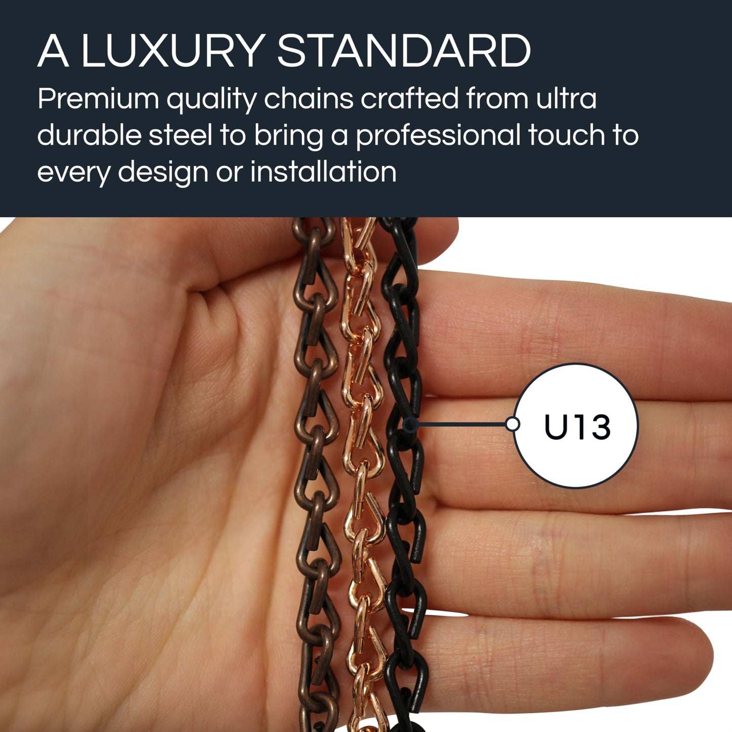 RCH Hardware CH-S51-16-AC-3 Steel Basket Chain, Antique Copper (3 Feet)