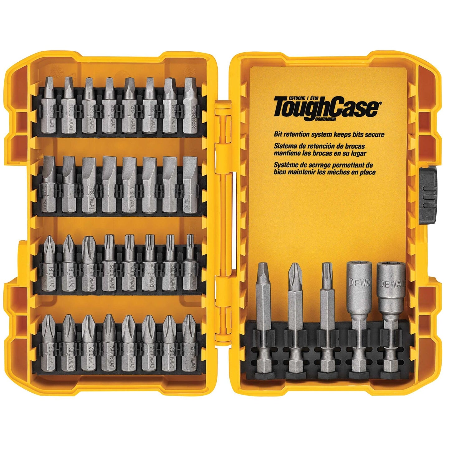 DEWALT Screwdriver Bit Set, Impact Driver and Drill Bit Set, 100-Piece (DWA2FTS100)