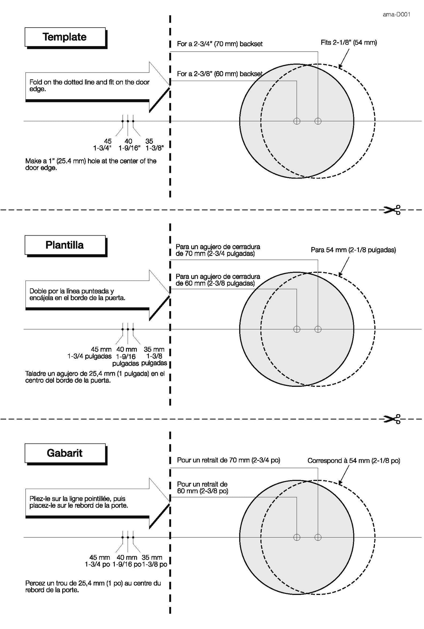 Amazon Basics Tulip Door Knob, Passage, Matte Black