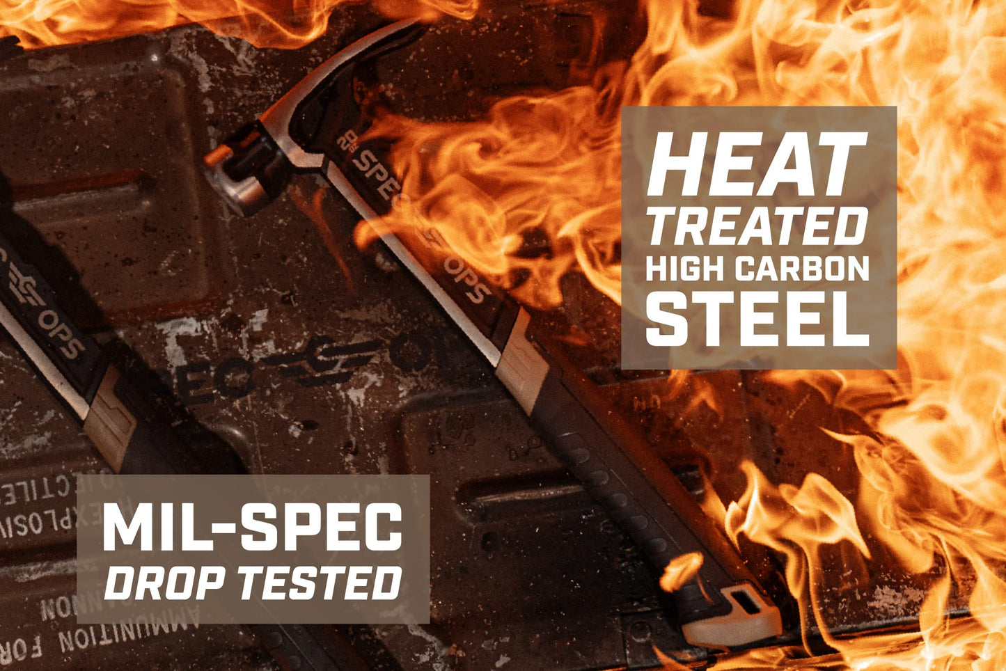 Spec Ops Tools Framing Hammer, 22 oz, Rip Claw, Smooth Face, Shock-Absorbing Grip, 3% Donated to Veterans