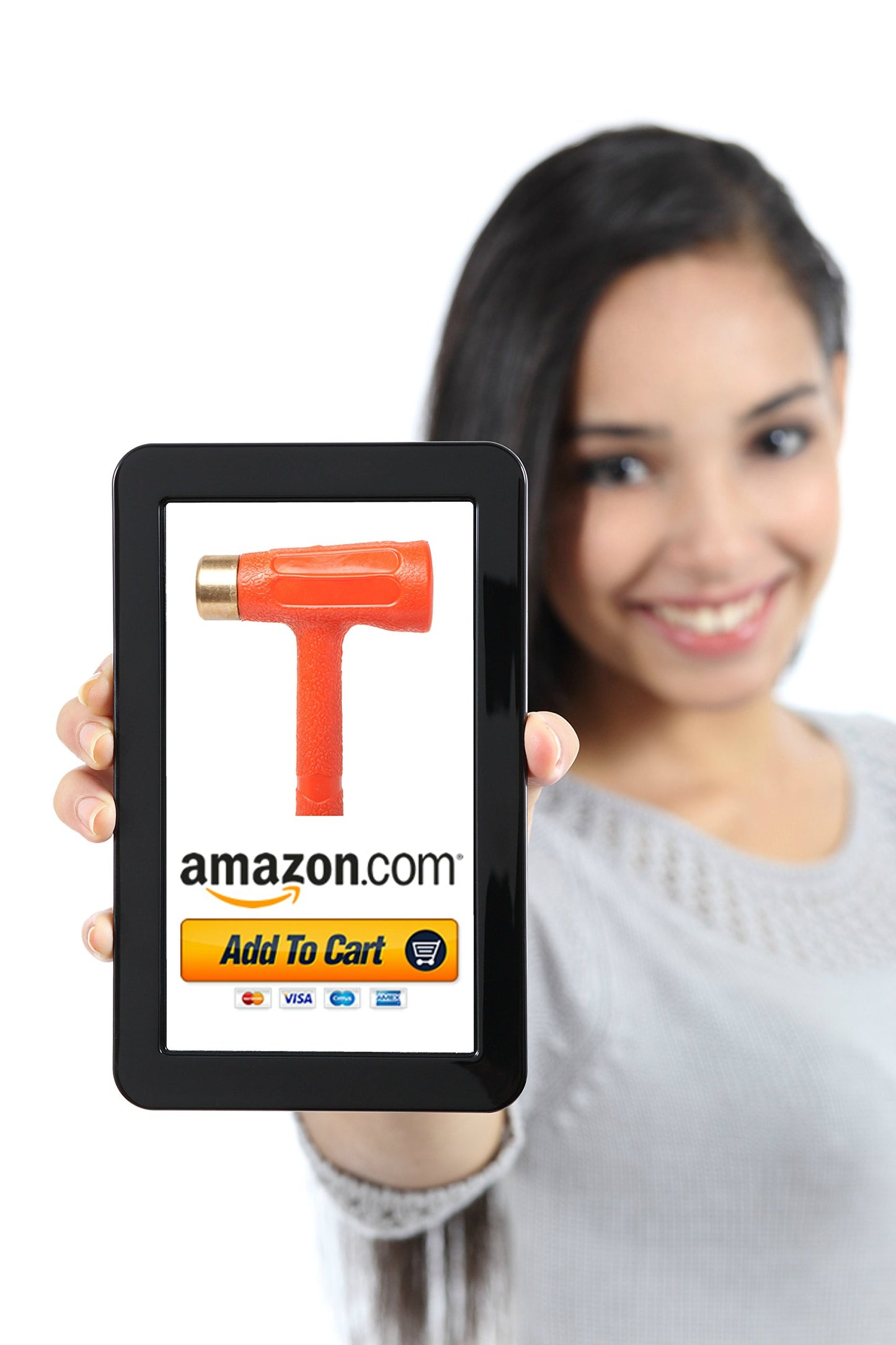 Tuffman Tools 1.5lb Dead Blow Hammer, Dual Brass Head, Spark & Rebound Resistant, Unibody Molded, Precision Gunsmith & Machinist Tool