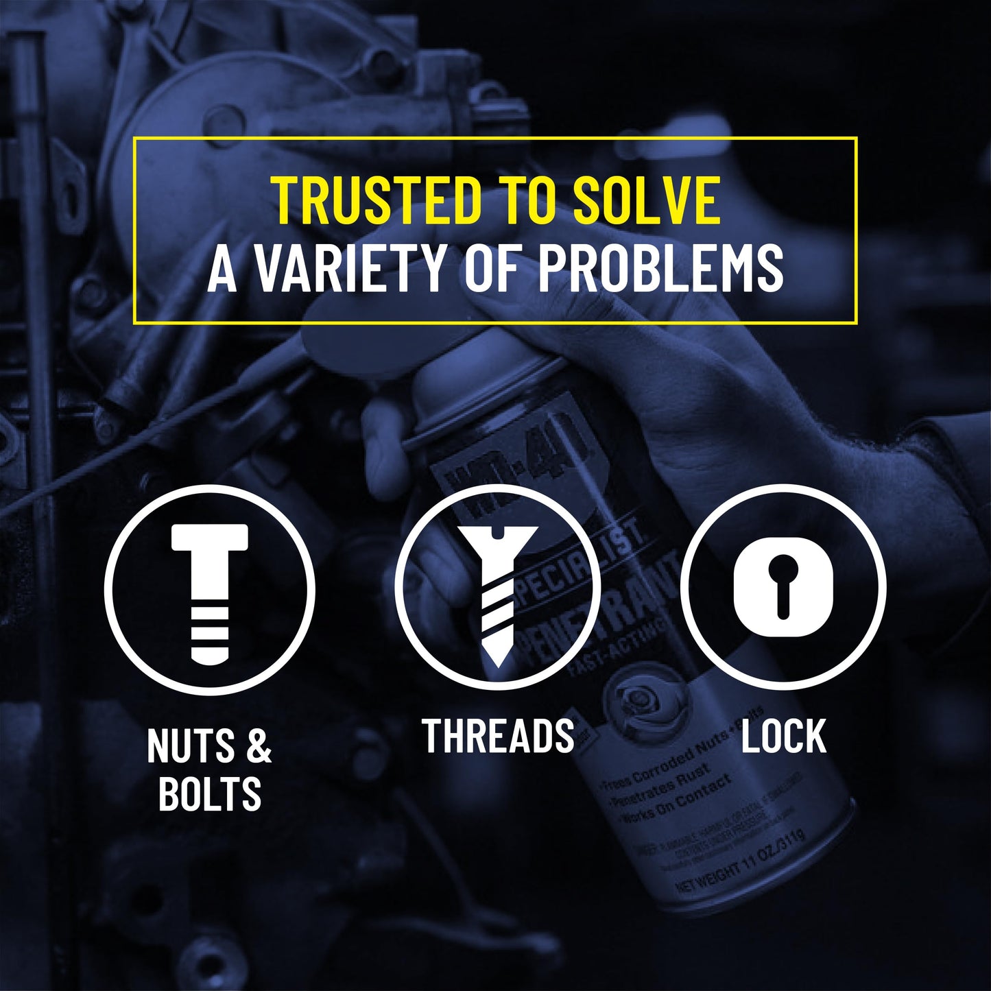 WD-40 Specialist Penetrant with SMART STRAW SPRAYS 2 WAYS, 11 OZ [6-Pack]