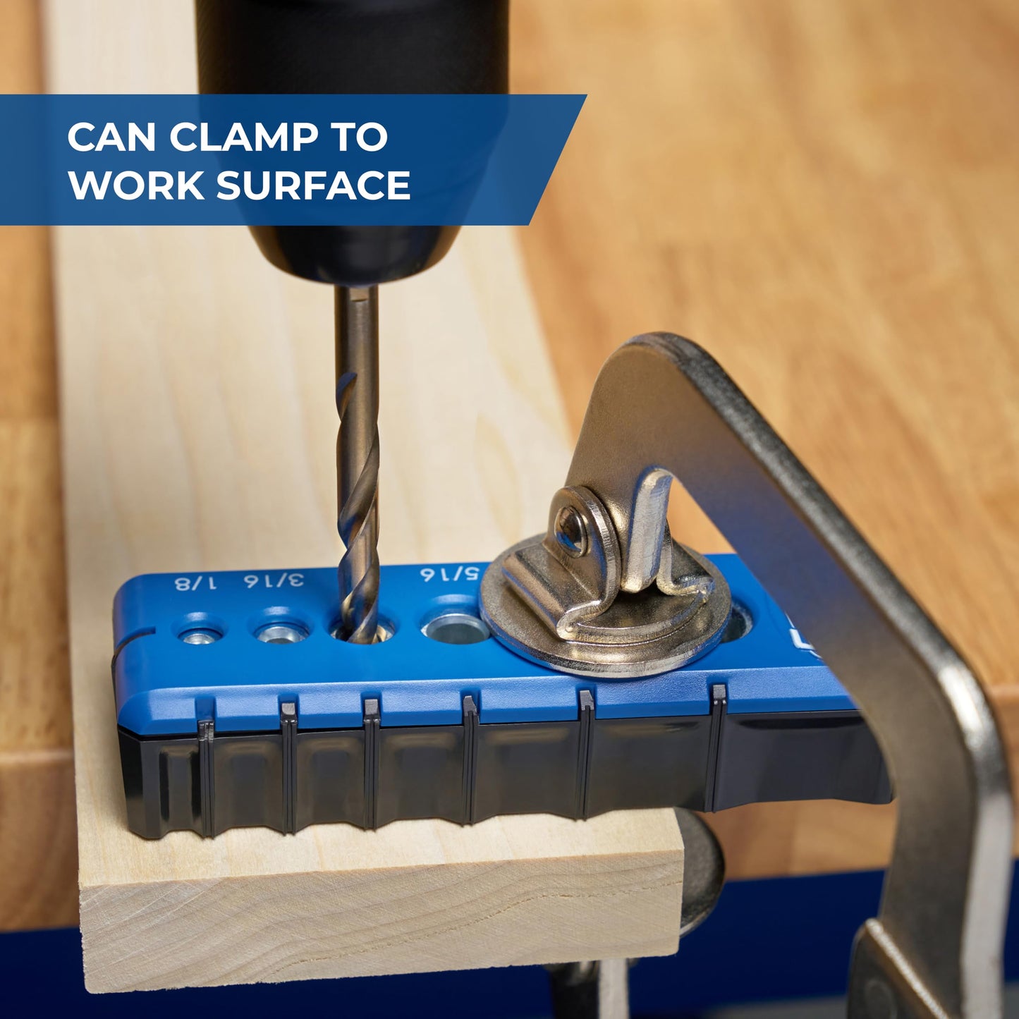 Kreg Portable Drilling Guide - 6 Hardened Drill Guides for Carpentry - Craftsman Tool Accessory