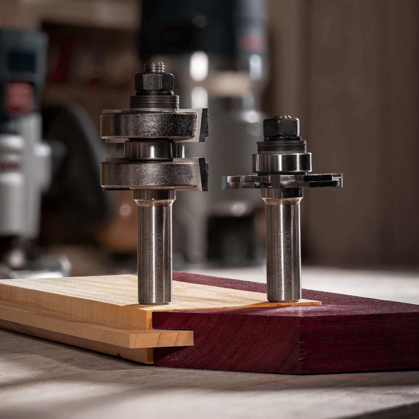 Freud 99-036: 1-3/4" (Dia.) Adjustable Tongue & Groove Bit Set